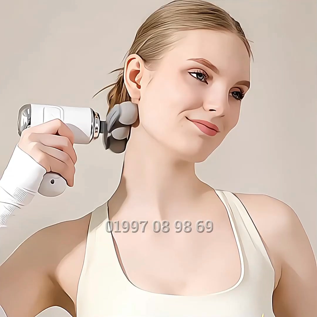 Instant Store Facebook ad: ঘরে বসে স্পা-লেভেল ম্যাসাজ, 9 Heads Massage Gun