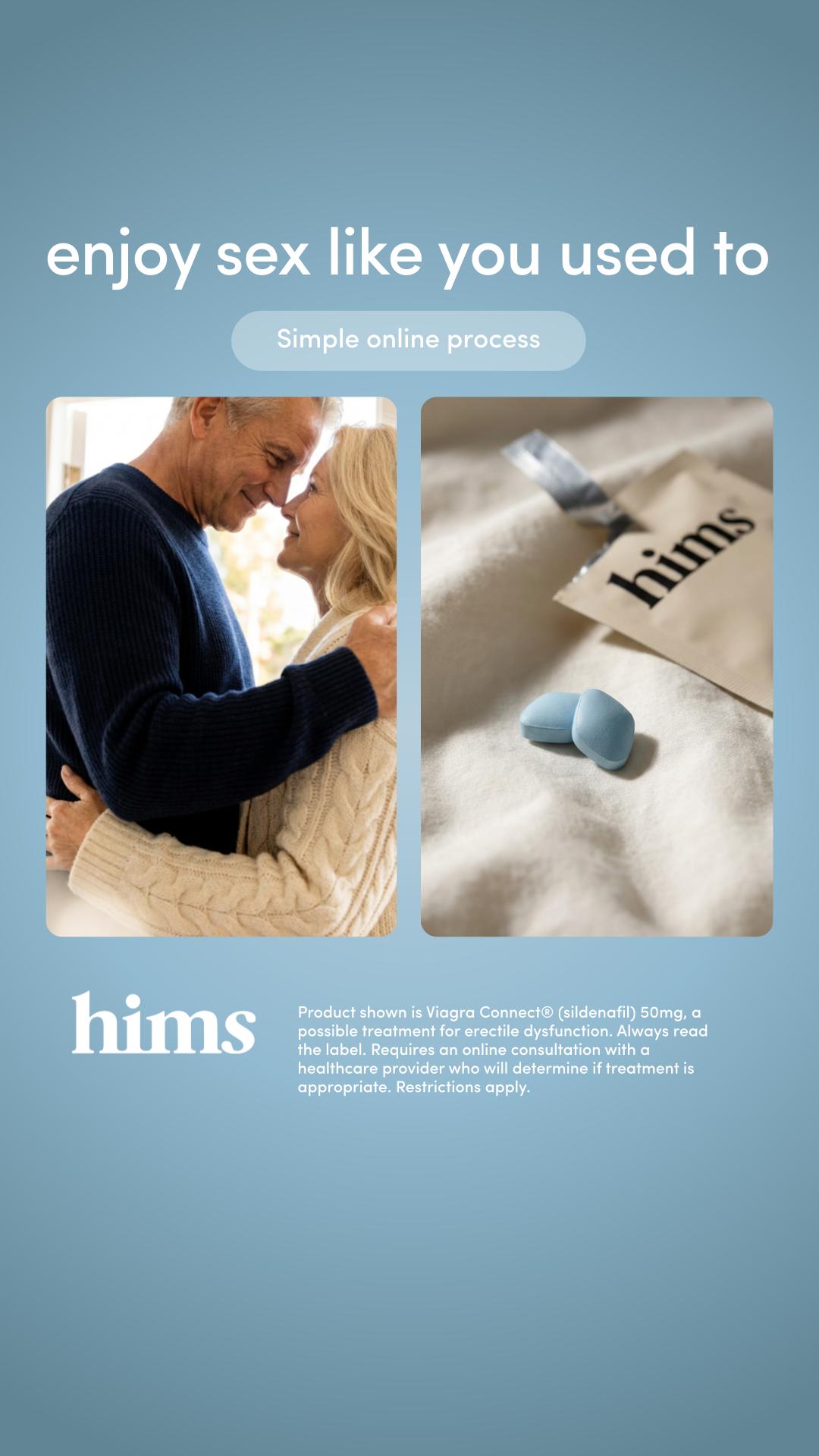 hims Facebook ad