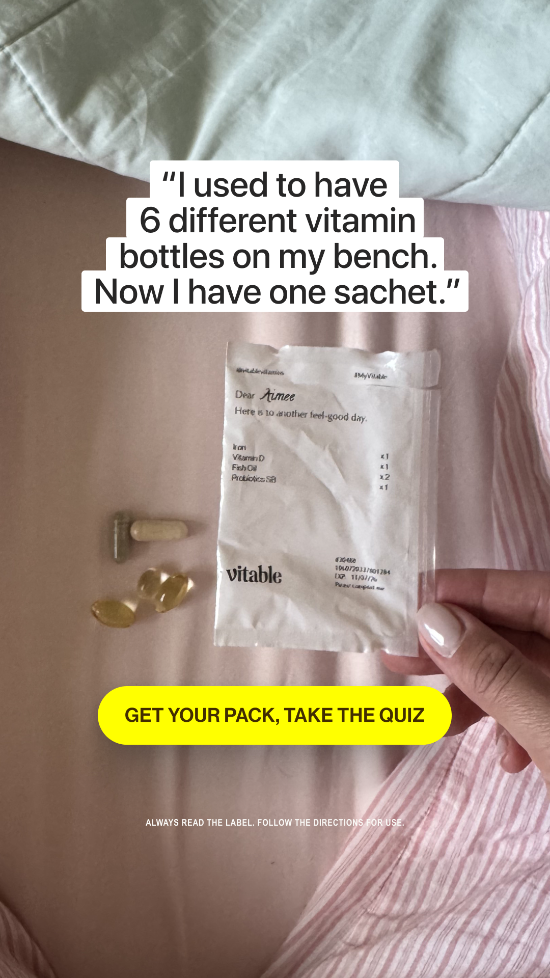 Vitable Facebook ad