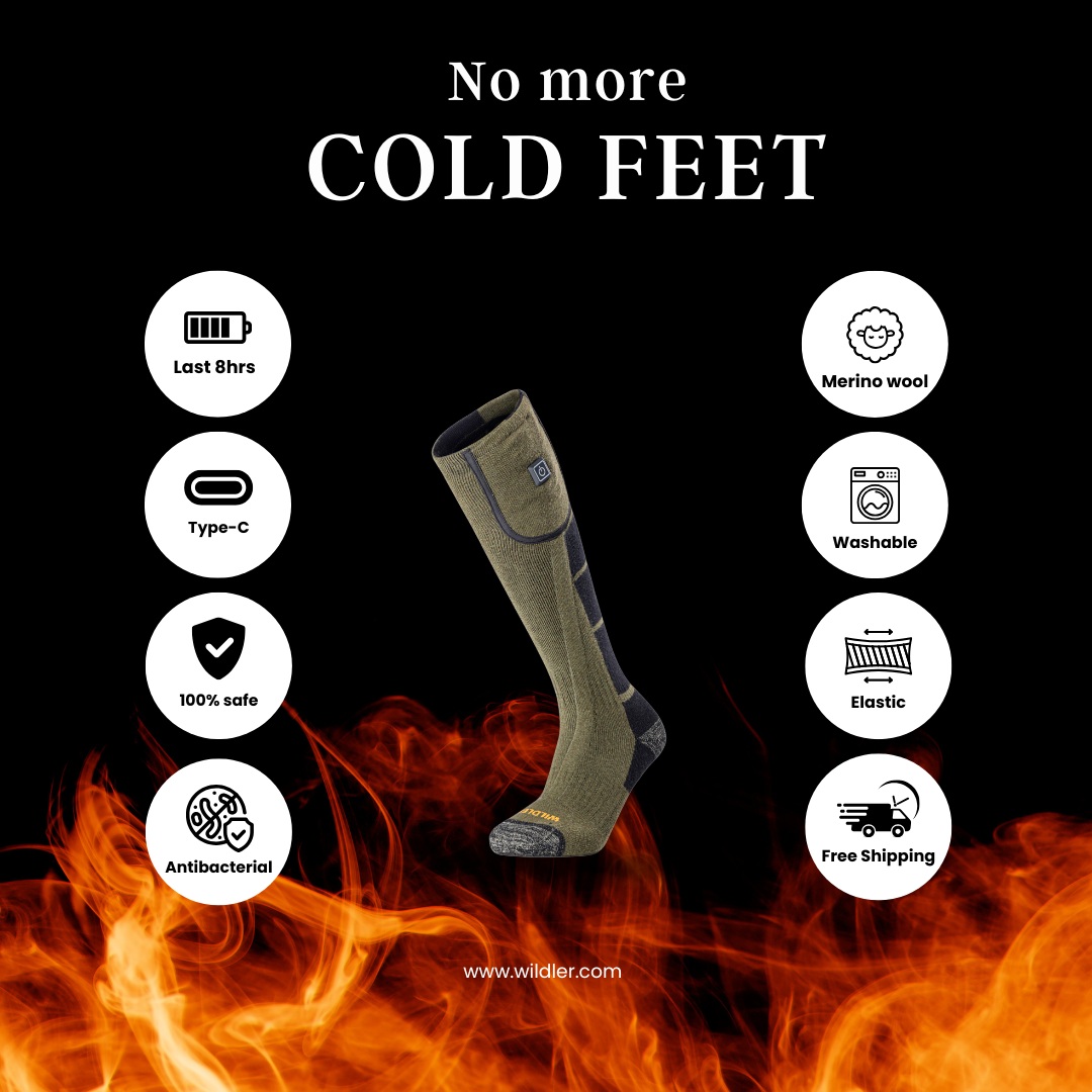 Wildler Outfits Facebook ad: Cold Toes? Ditch Those Cheap Socks, Your Feet Deserve…