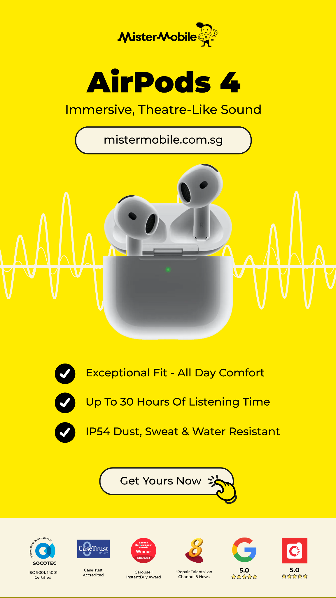Mister Mobile Facebook ad