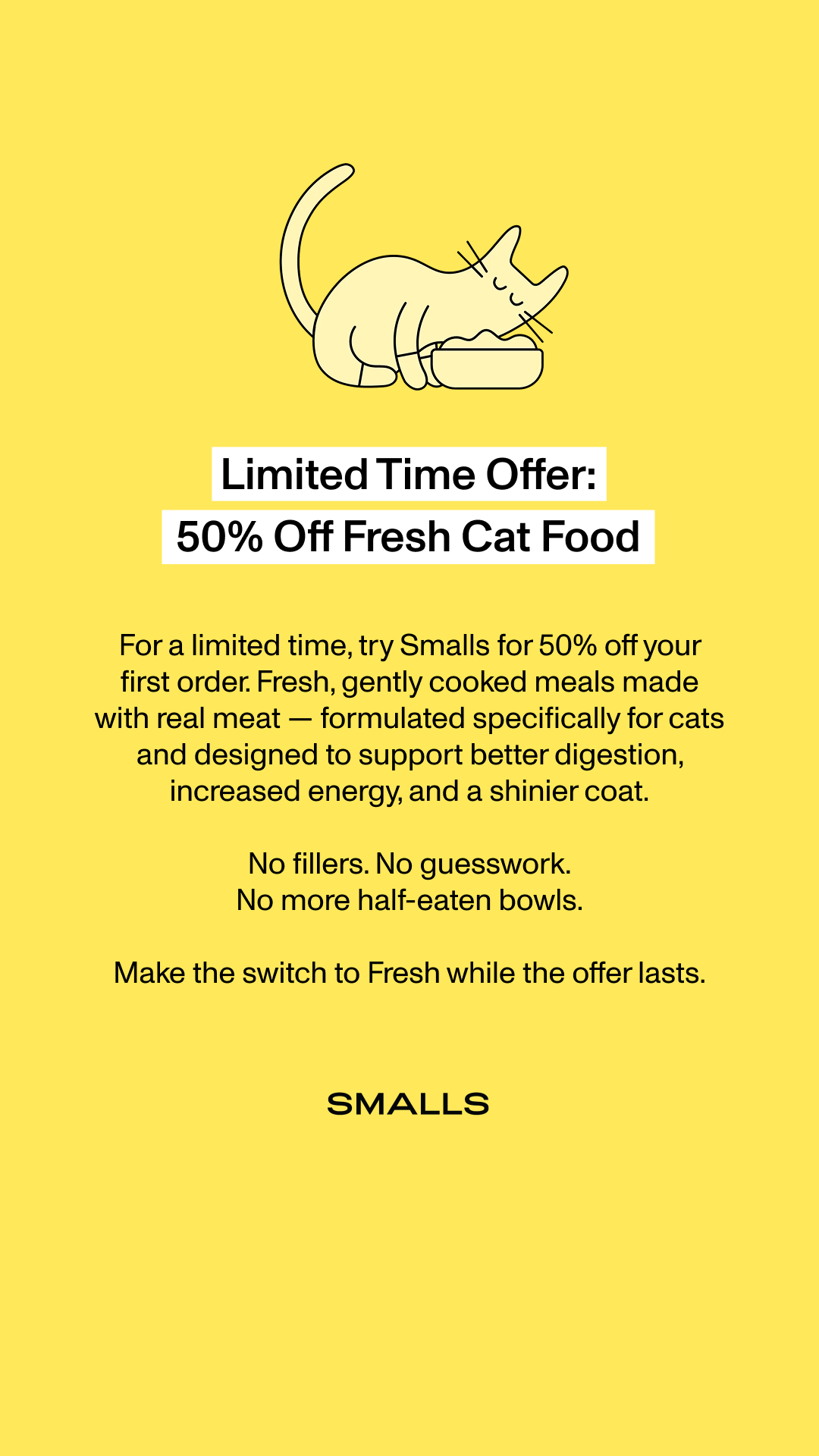 Smalls Facebook ad