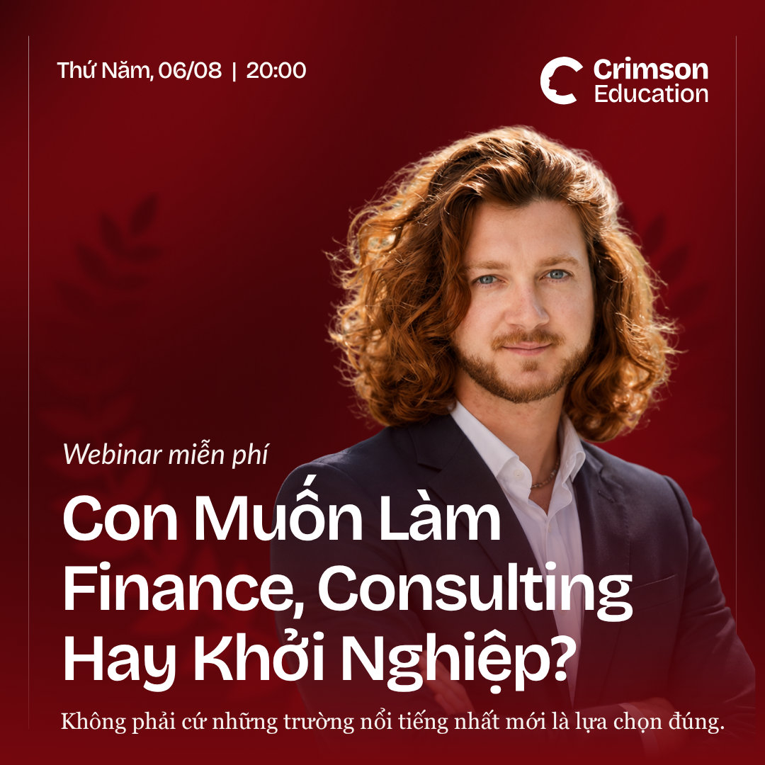 Crimson Education Facebook ad