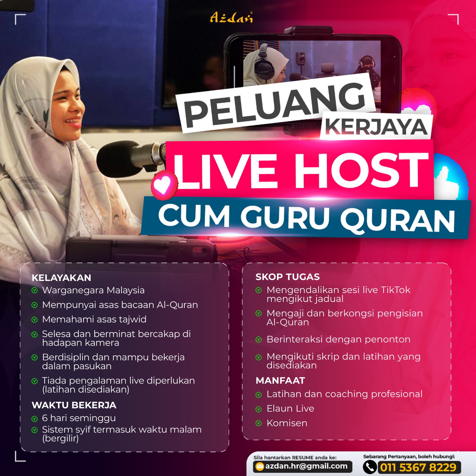 Azdan Quranic Center Facebook ad