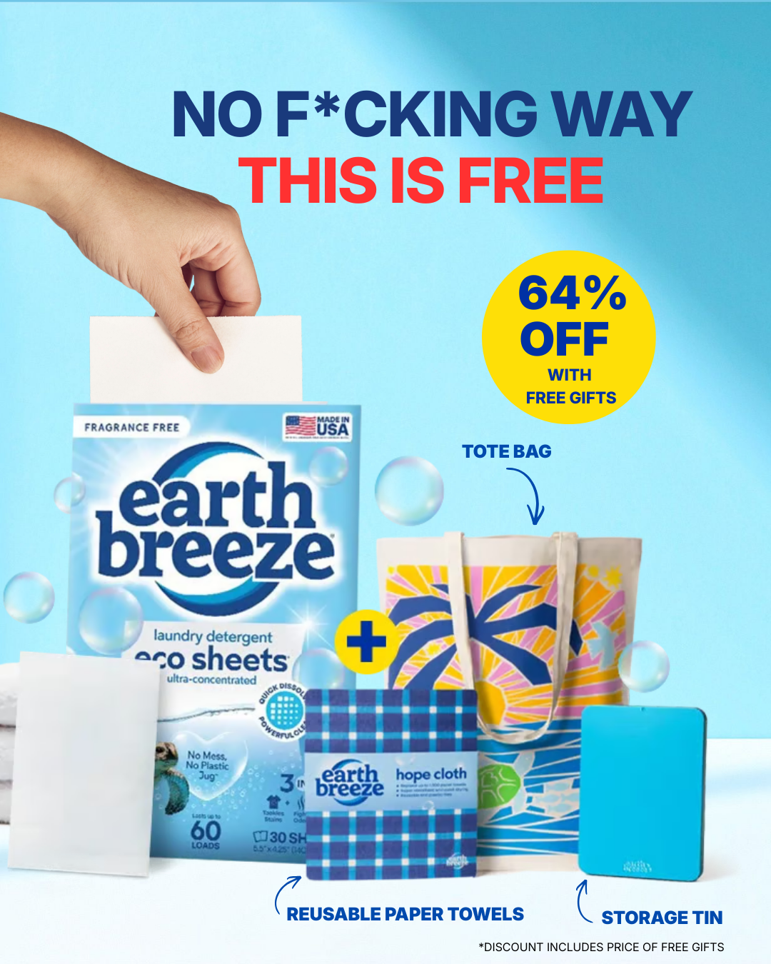 Earth Breeze Facebook ad