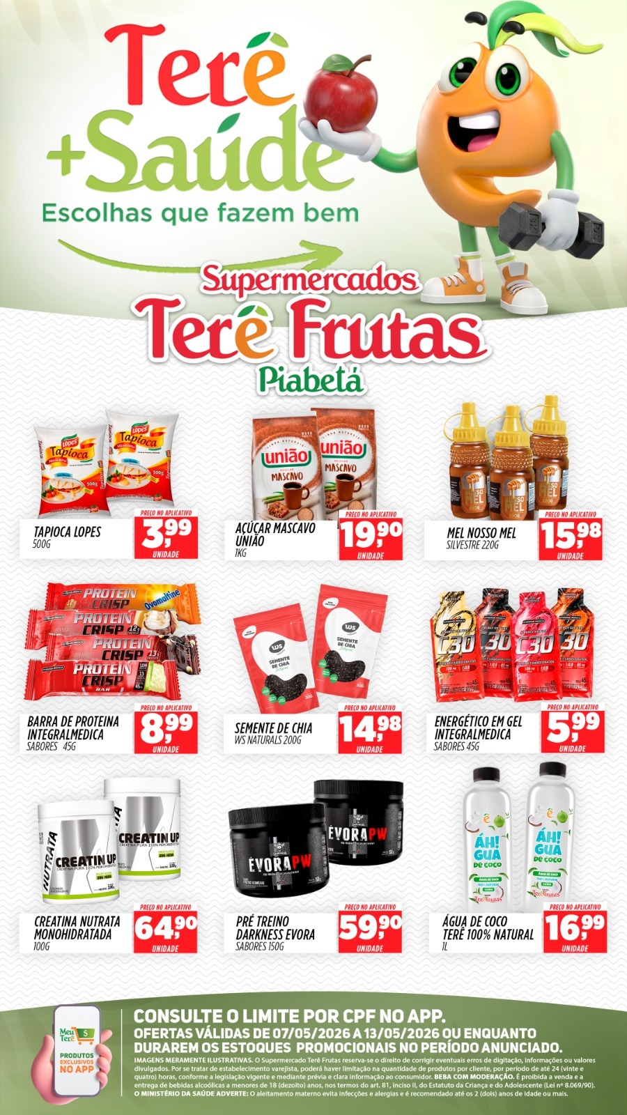 Super Terê Frutas Piabetá Facebook ad
