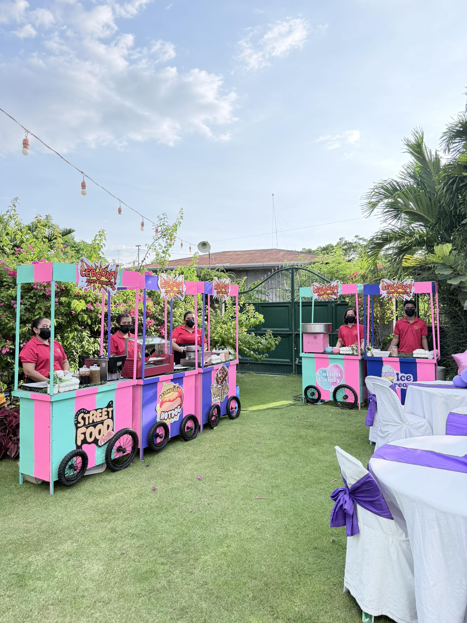 Ceboom Party Delights Food Cart Rental Pangasinan Facebook ad: FOR AS LOW AS ₱ 3,576 MERON KA…