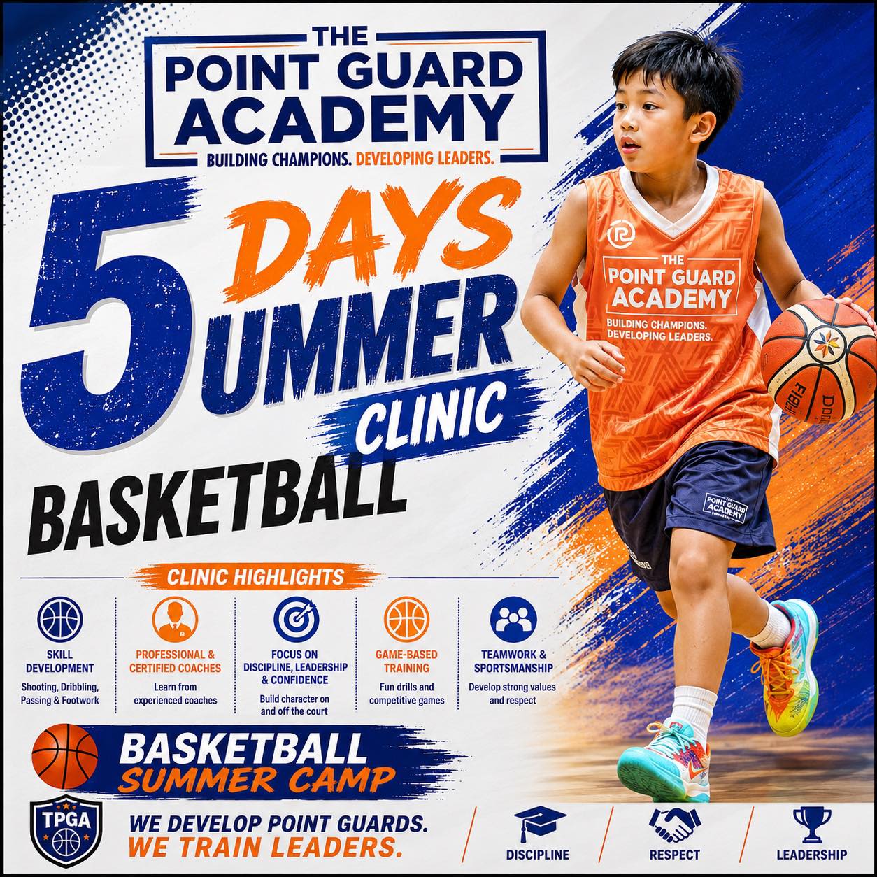 The POINT GUARD Academy Facebook ad