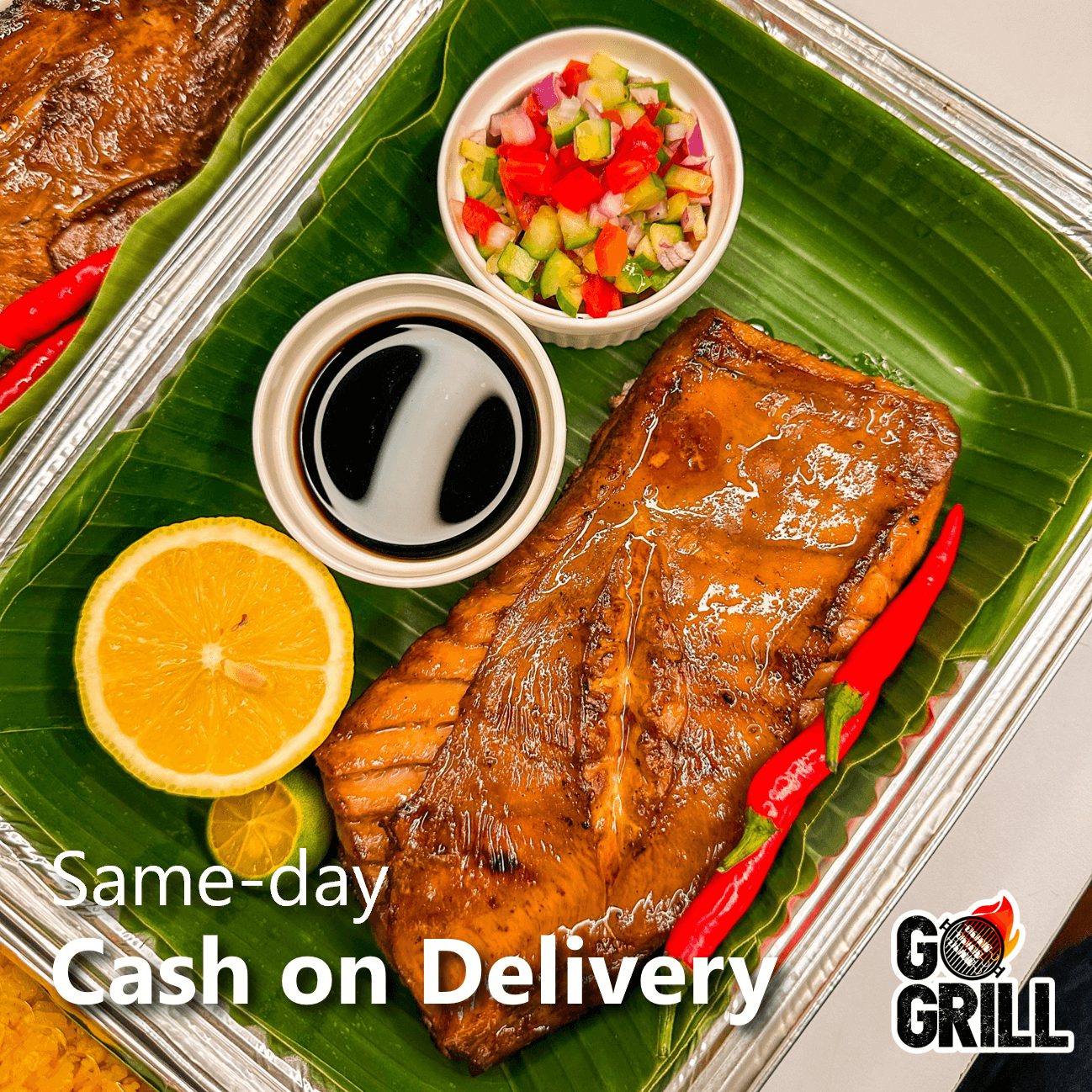 GO GRILL Facebook ad: Best Seller Grilled Tuna Belly
