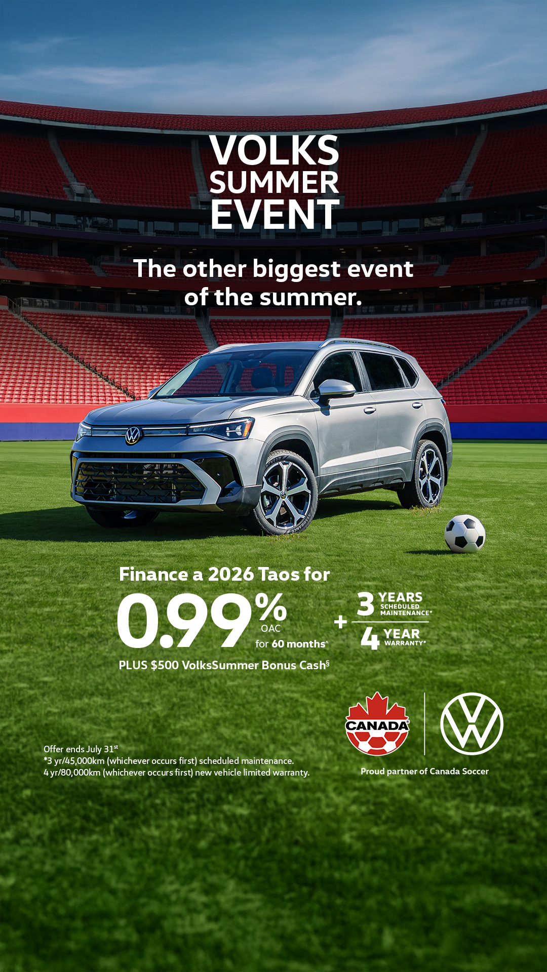 Volkswagen Facebook ad from Jul 10, 2026