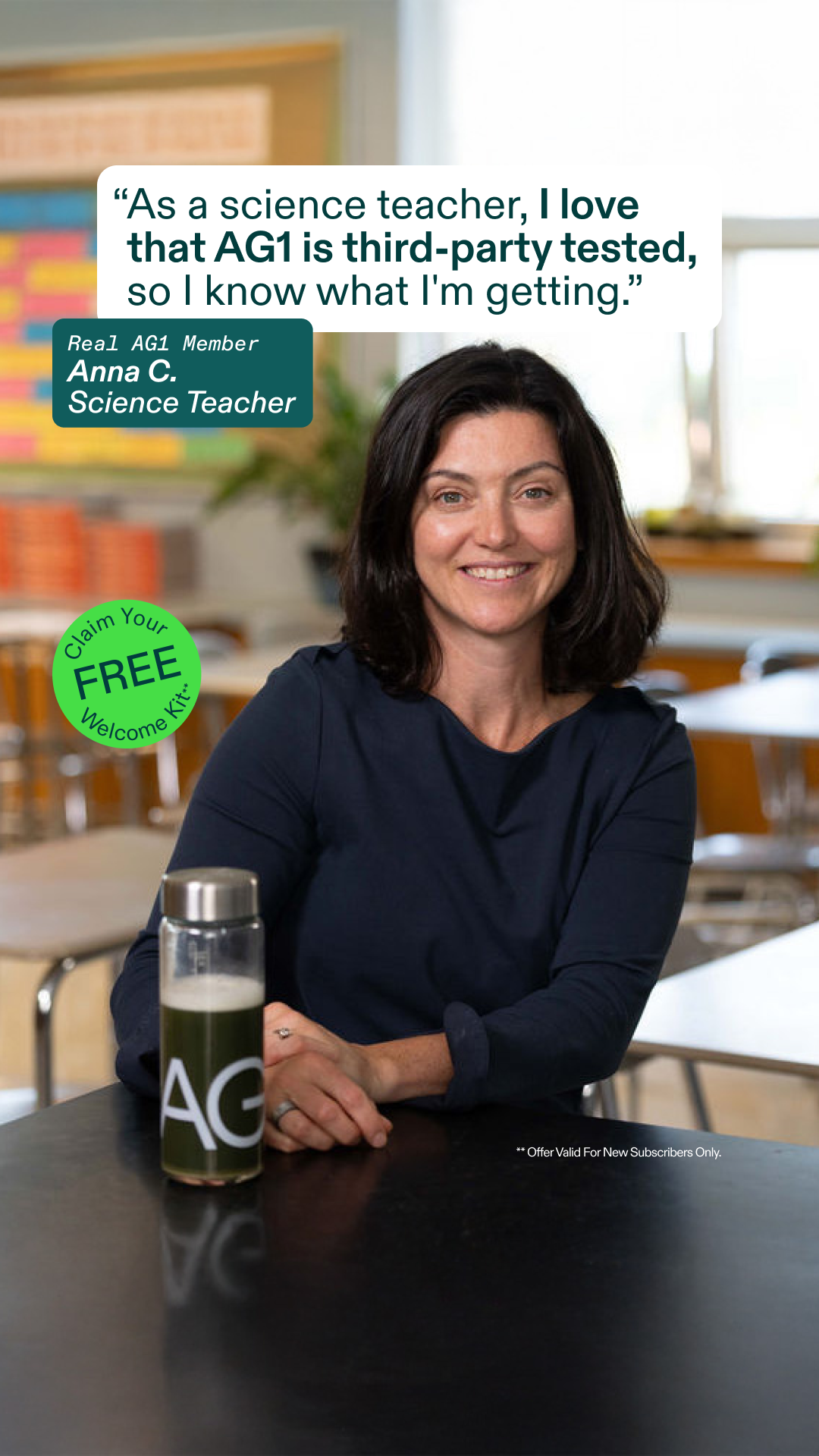 AG1 by Athletic Greens Facebook ad