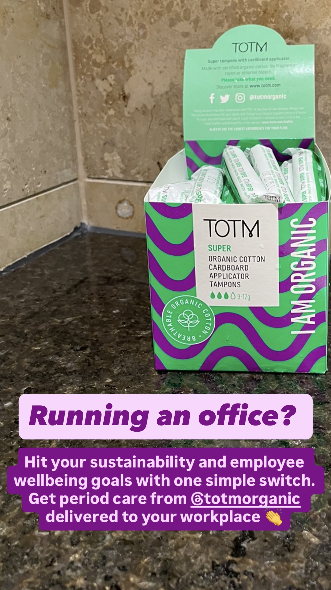 TOTM Organic Facebook ad