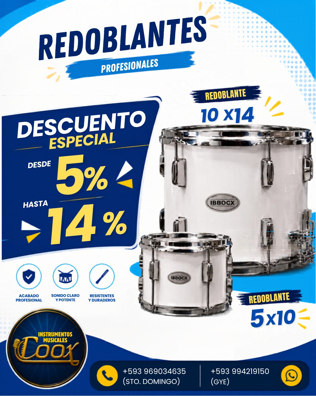Instrumentos Musicales Coox Facebook ad