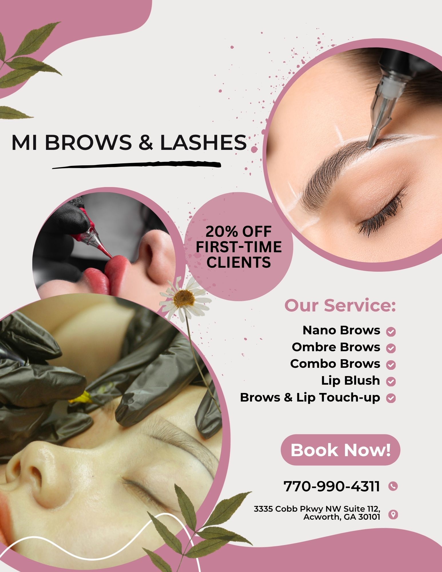 Mi Brows & Lashes Facebook ad