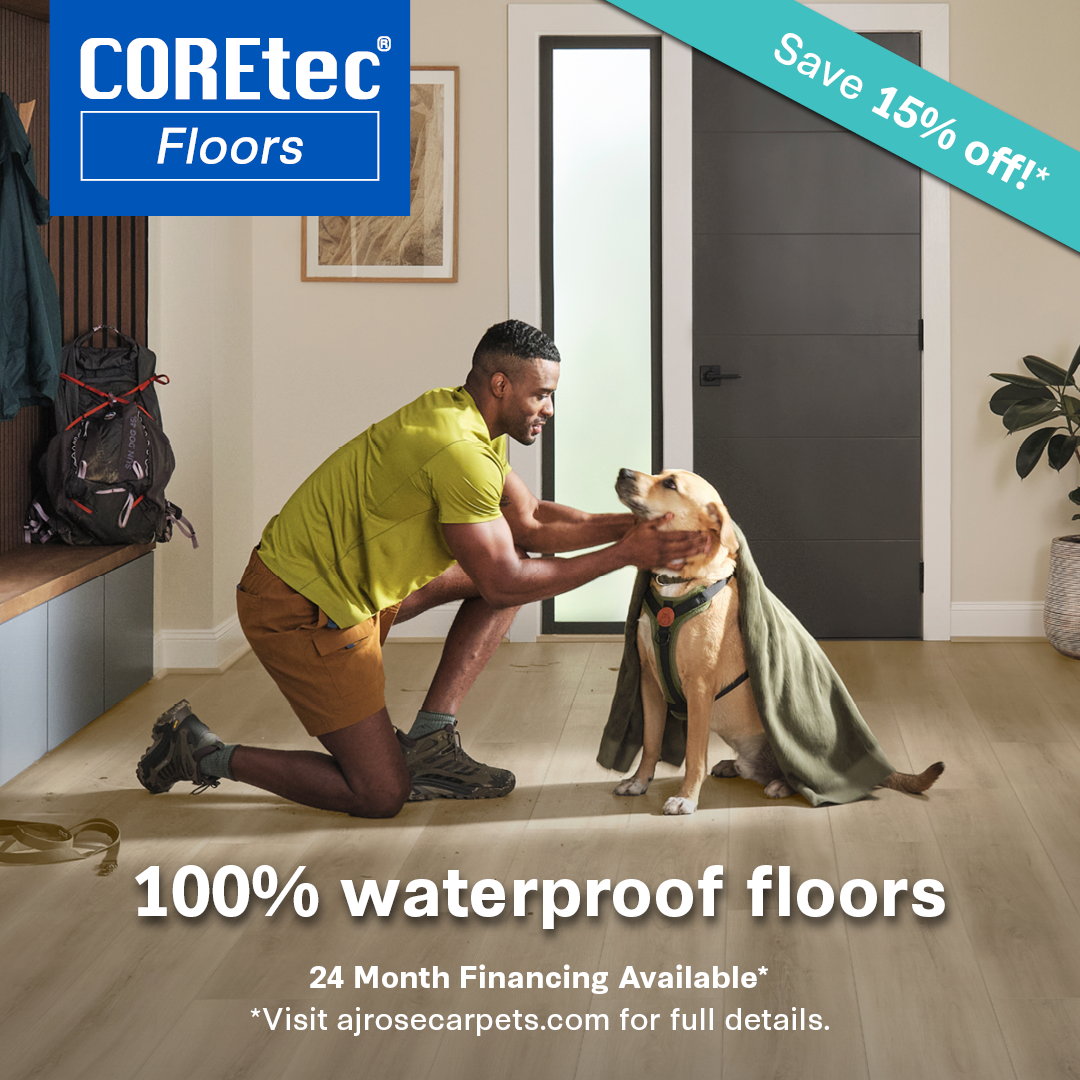 AJ Rose Carpets & Flooring Facebook ad: Give your home the upgrade it deserves with…