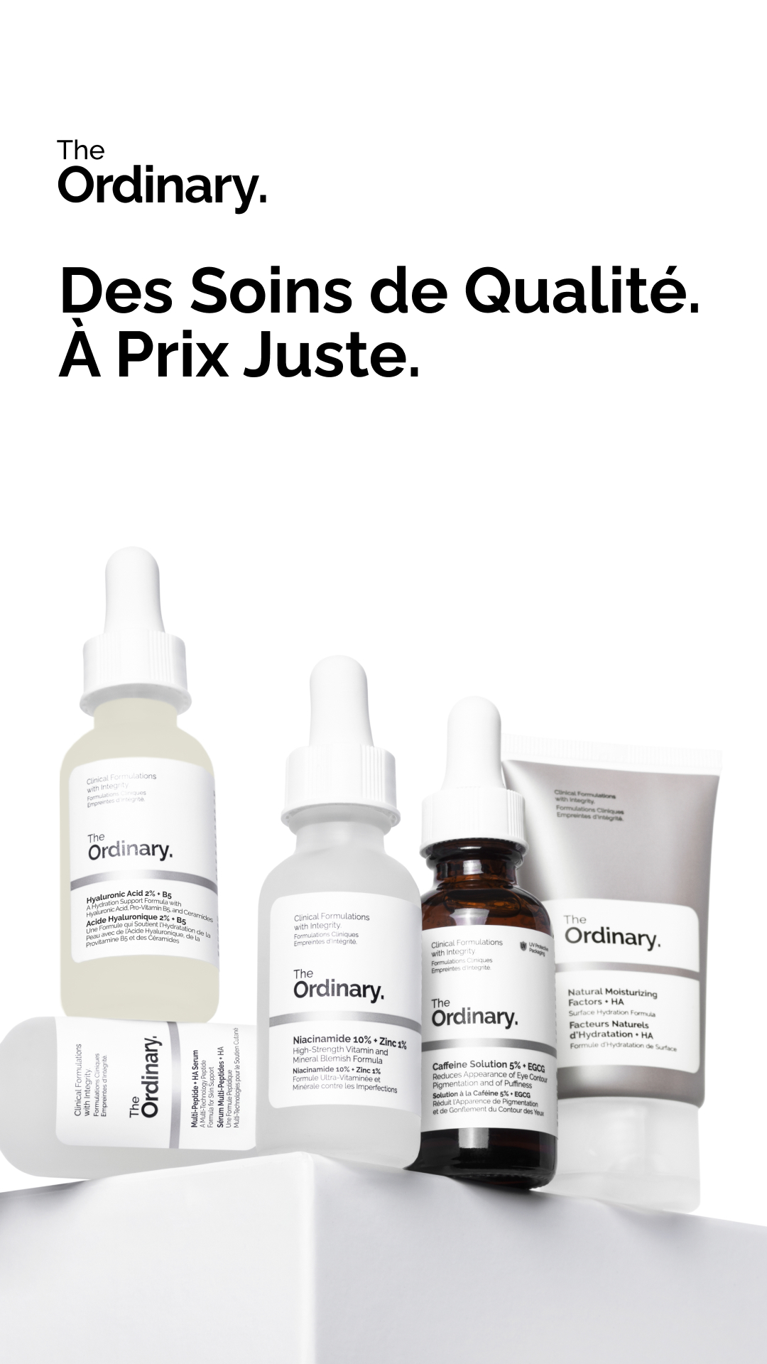 The Ordinary Facebook ad