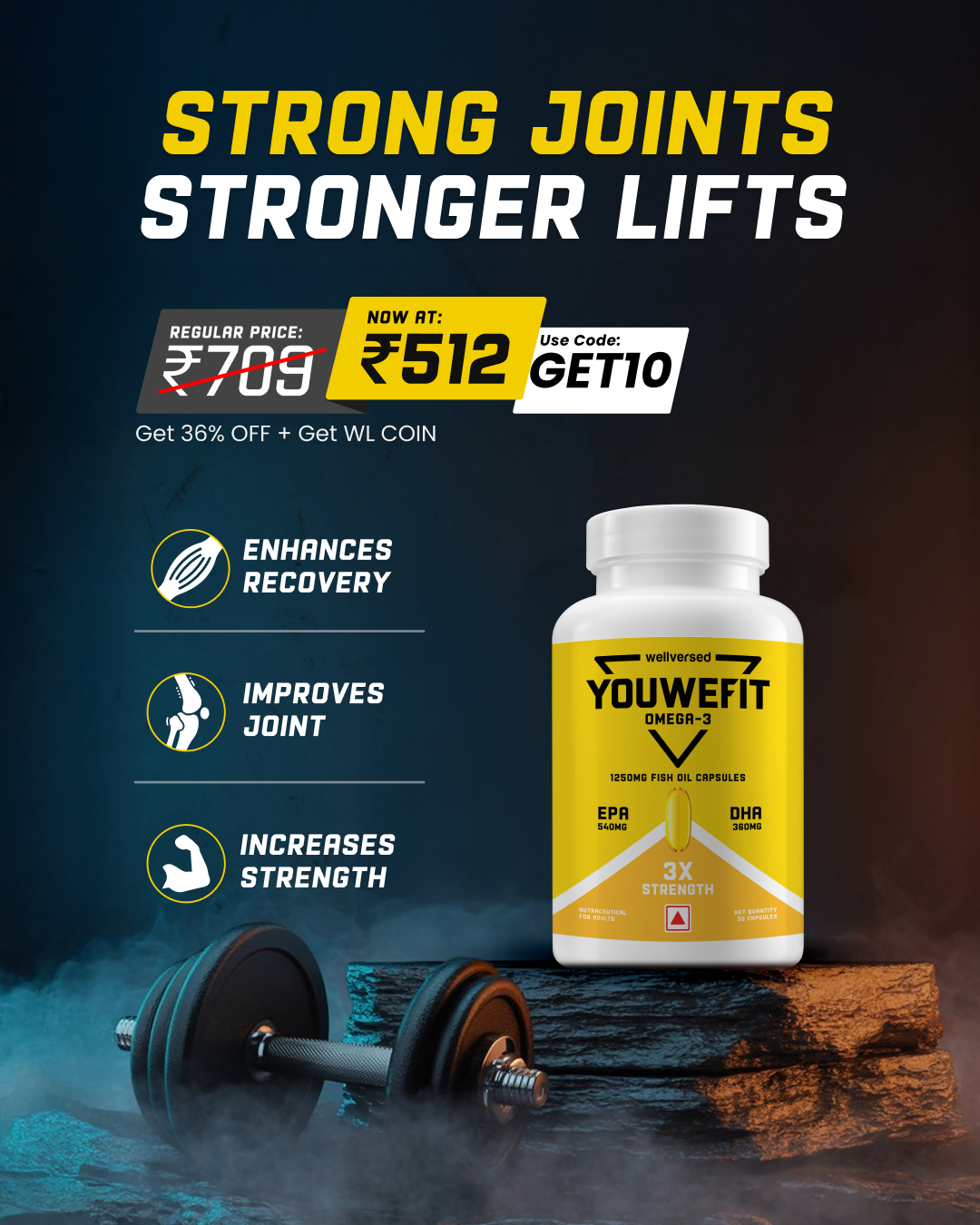Youwefit - Wellversed Brand Facebook ad