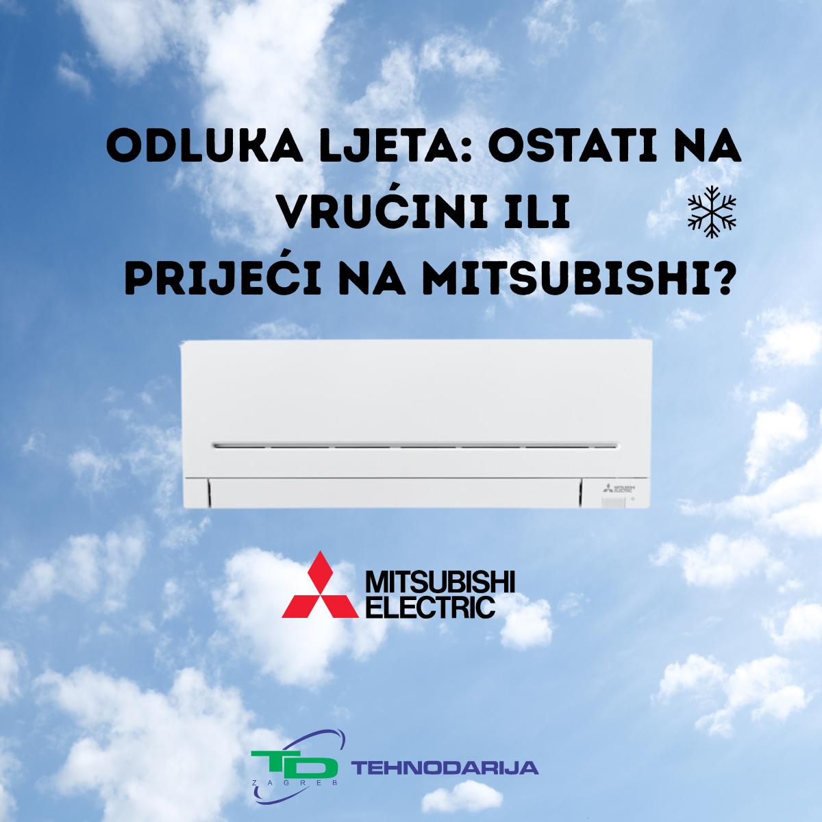Tehnodarija d.o.o Facebook ad: NAJBOLJA PONUDA KLIMA
