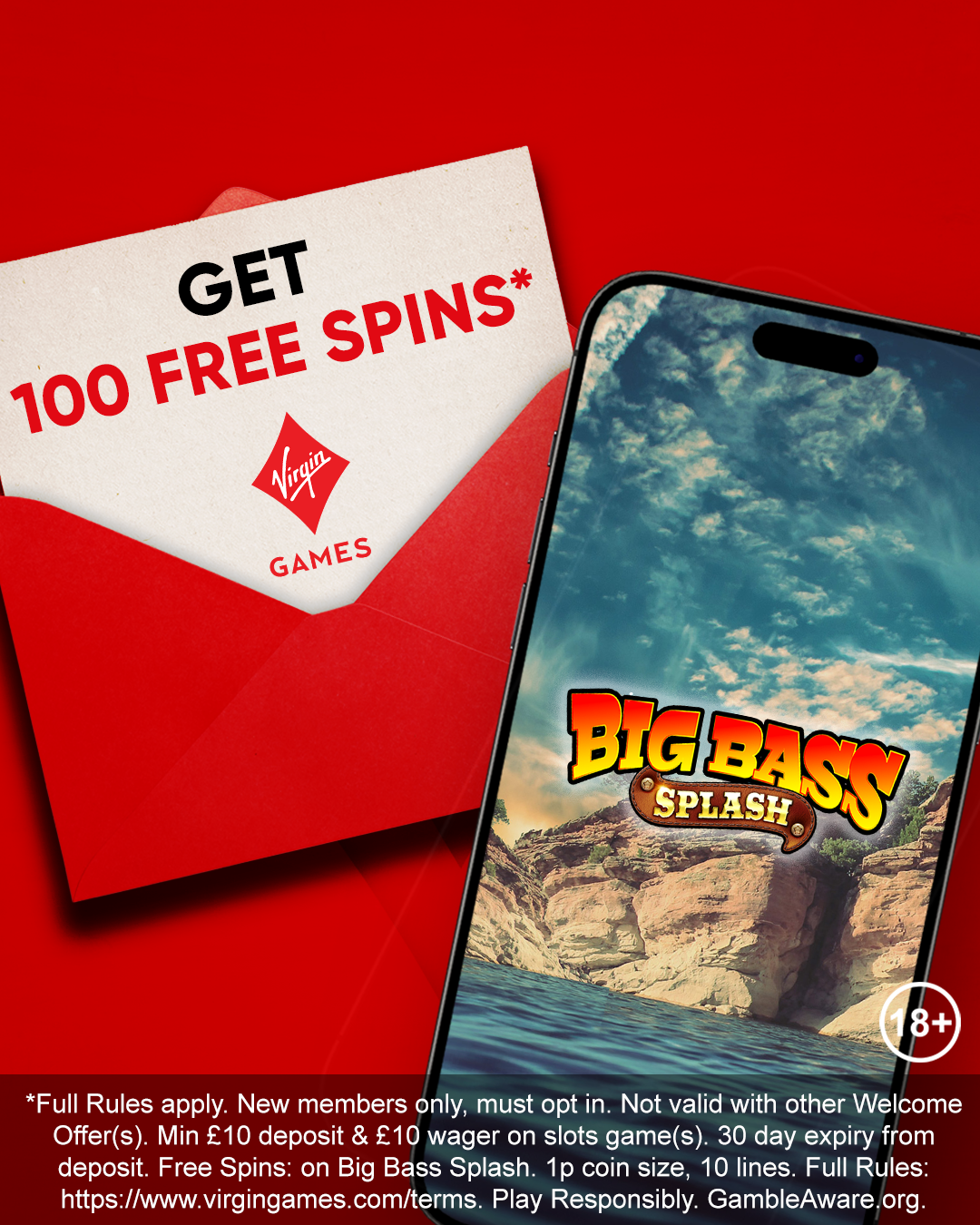 Virgin Games Facebook ad
