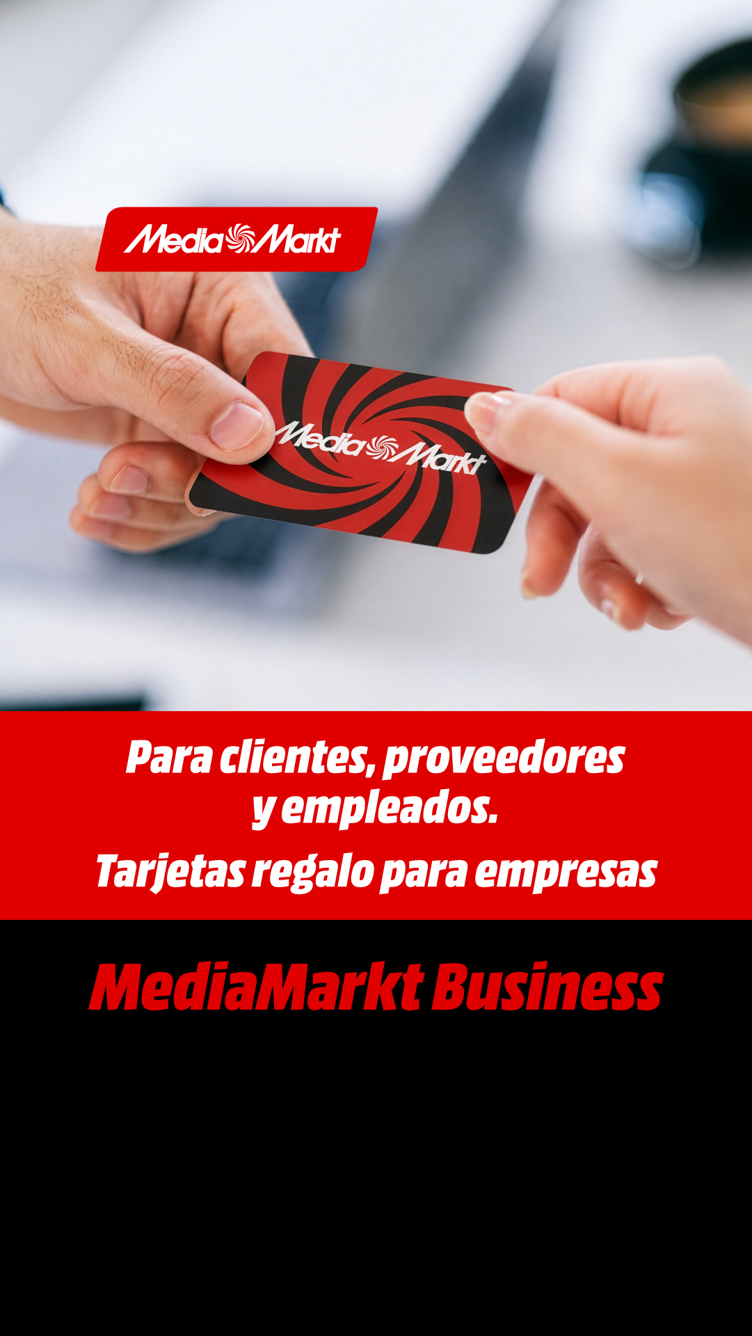 MediaMarkt España Facebook ad: Regala lo que más gusta