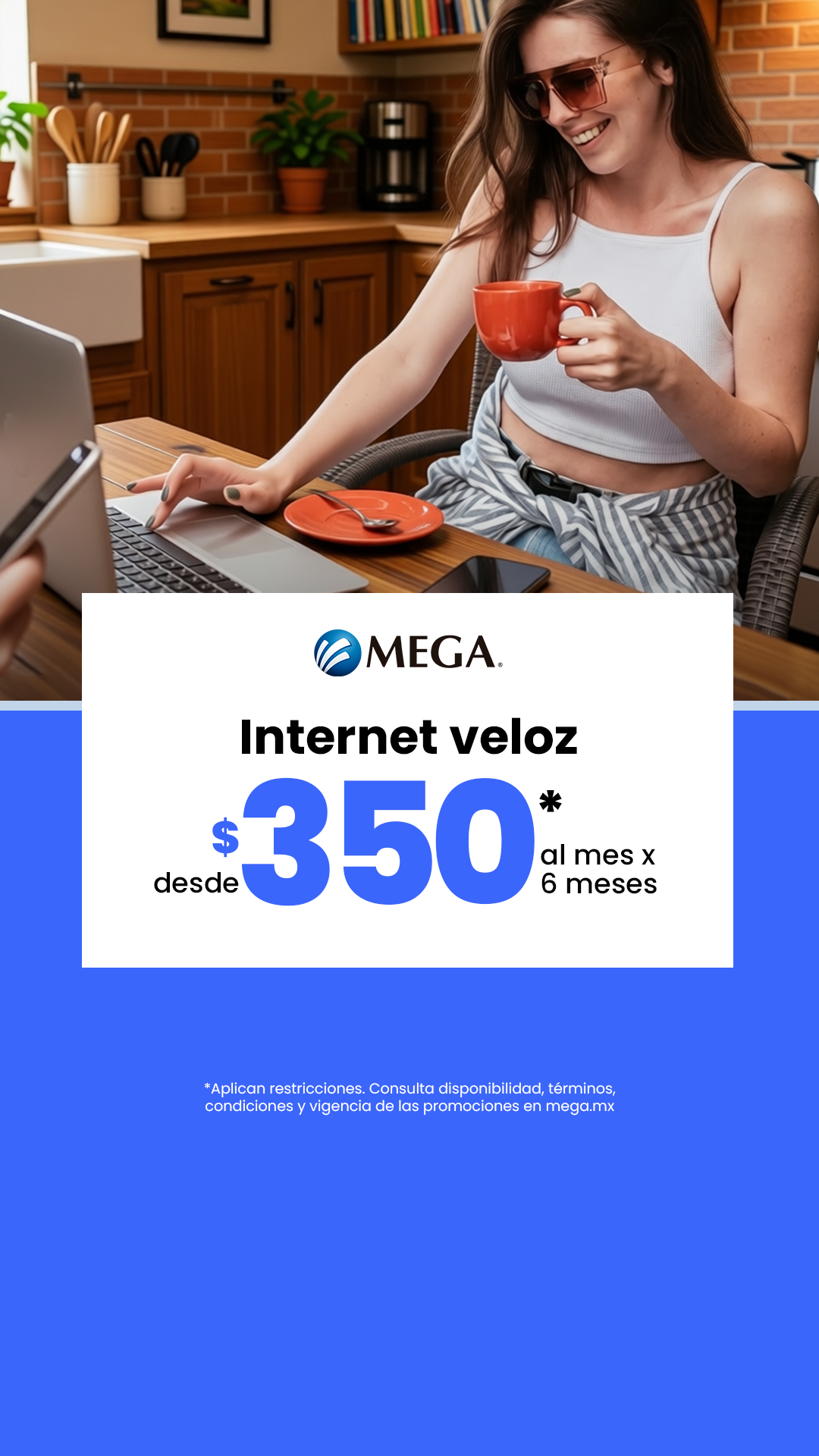 Megacable, Conectamos tu vida Facebook ad