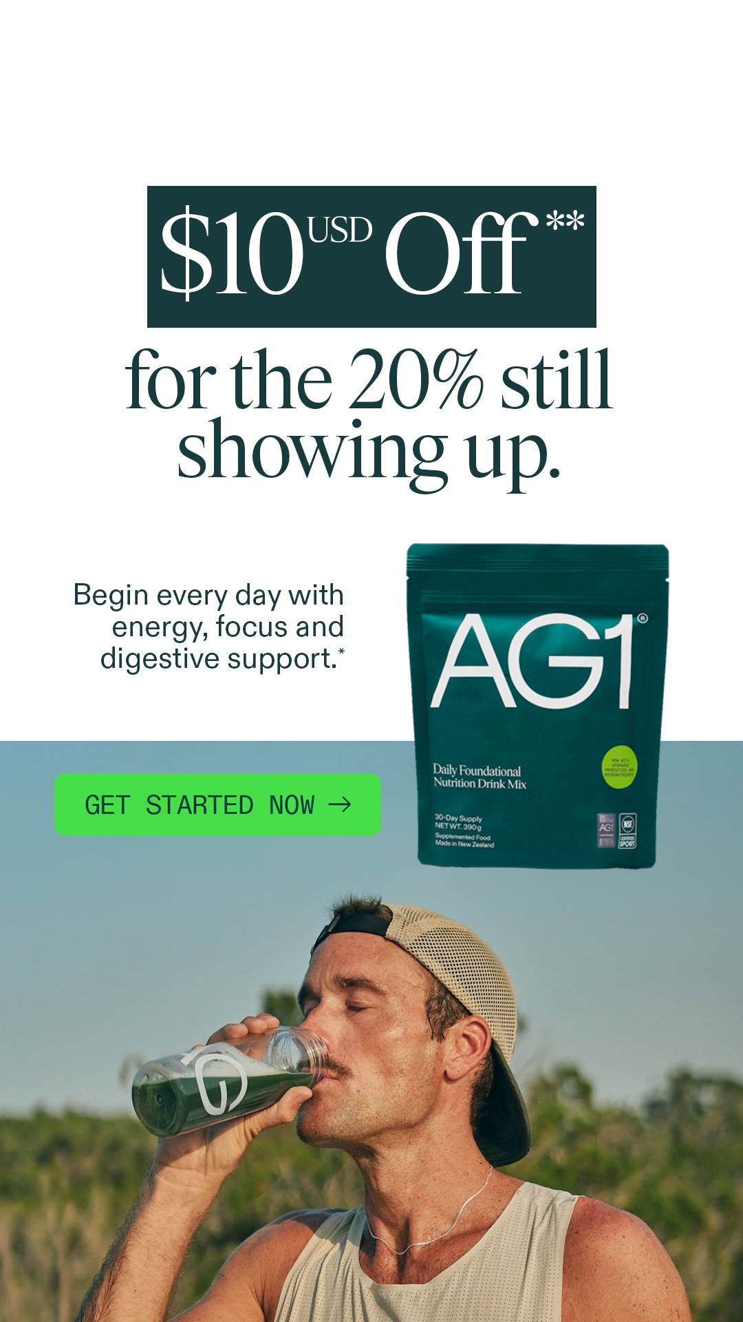 AG1 by Athletic Greens Facebook ad