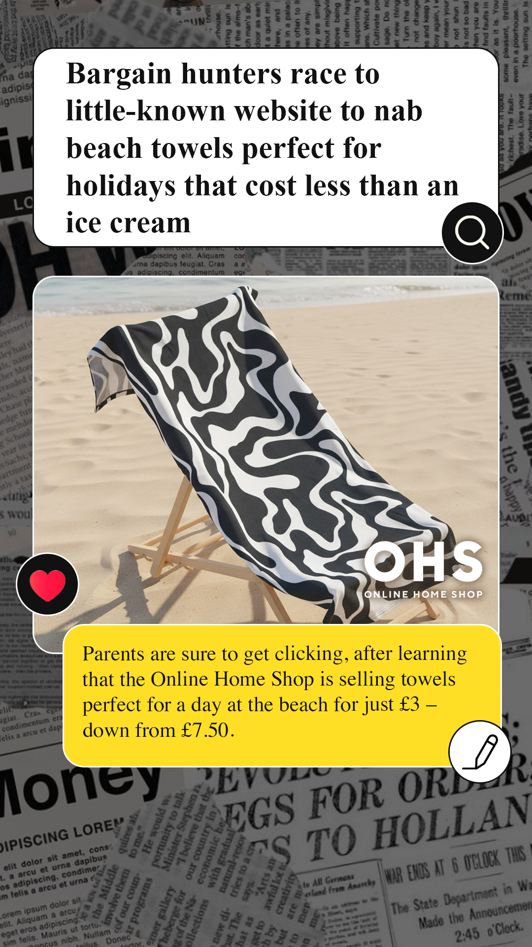Online Home Shop Facebook ad