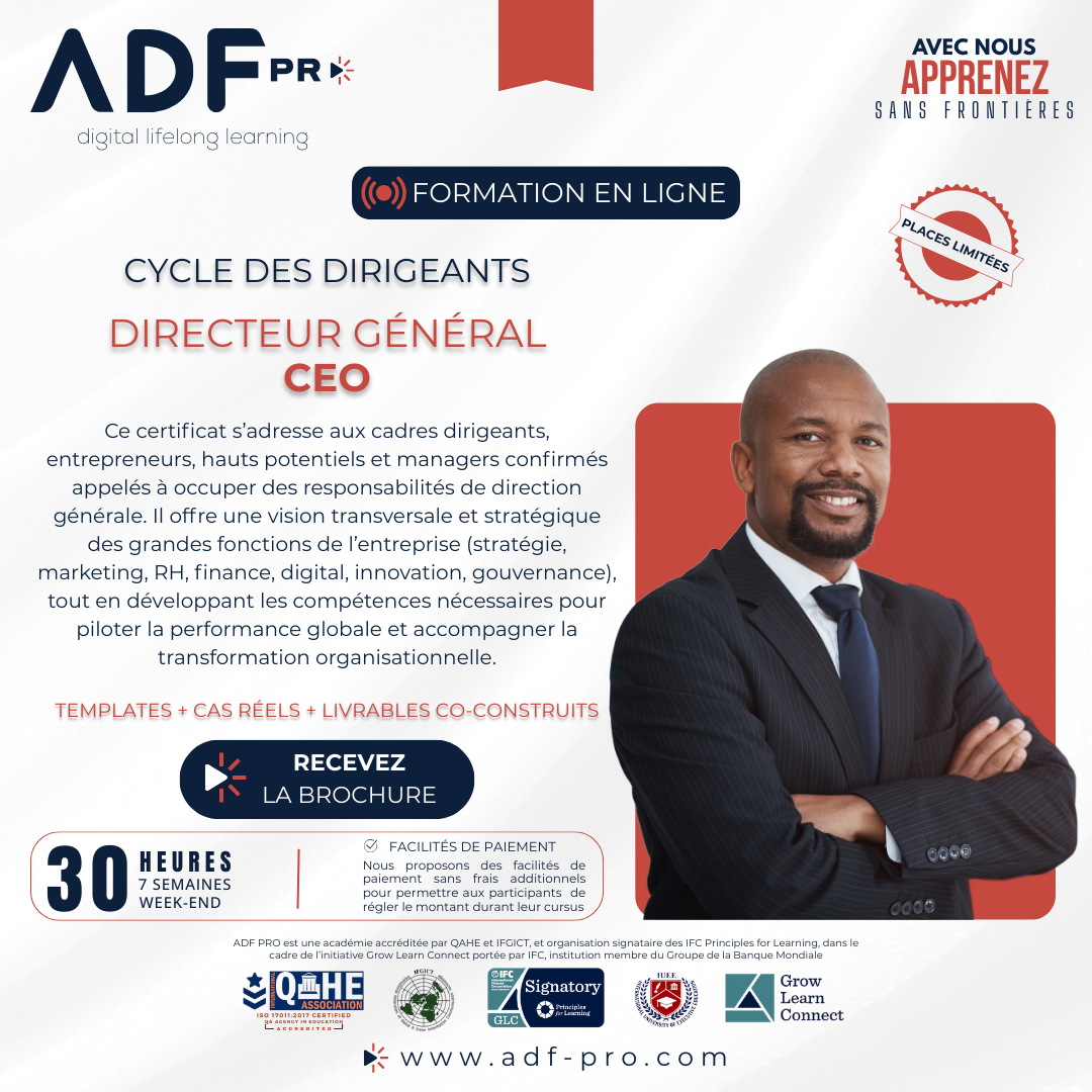 ADF PRO - Académie Digitale de la Formation Professionnelle Facebook ad