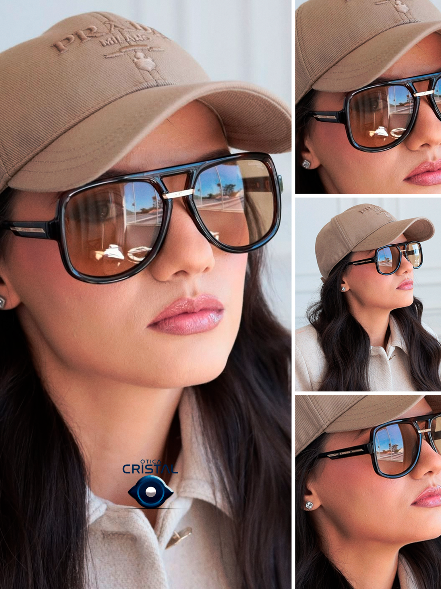 Ótica Cristal Facebook ad: Eleve seu estilo a outro patamar
