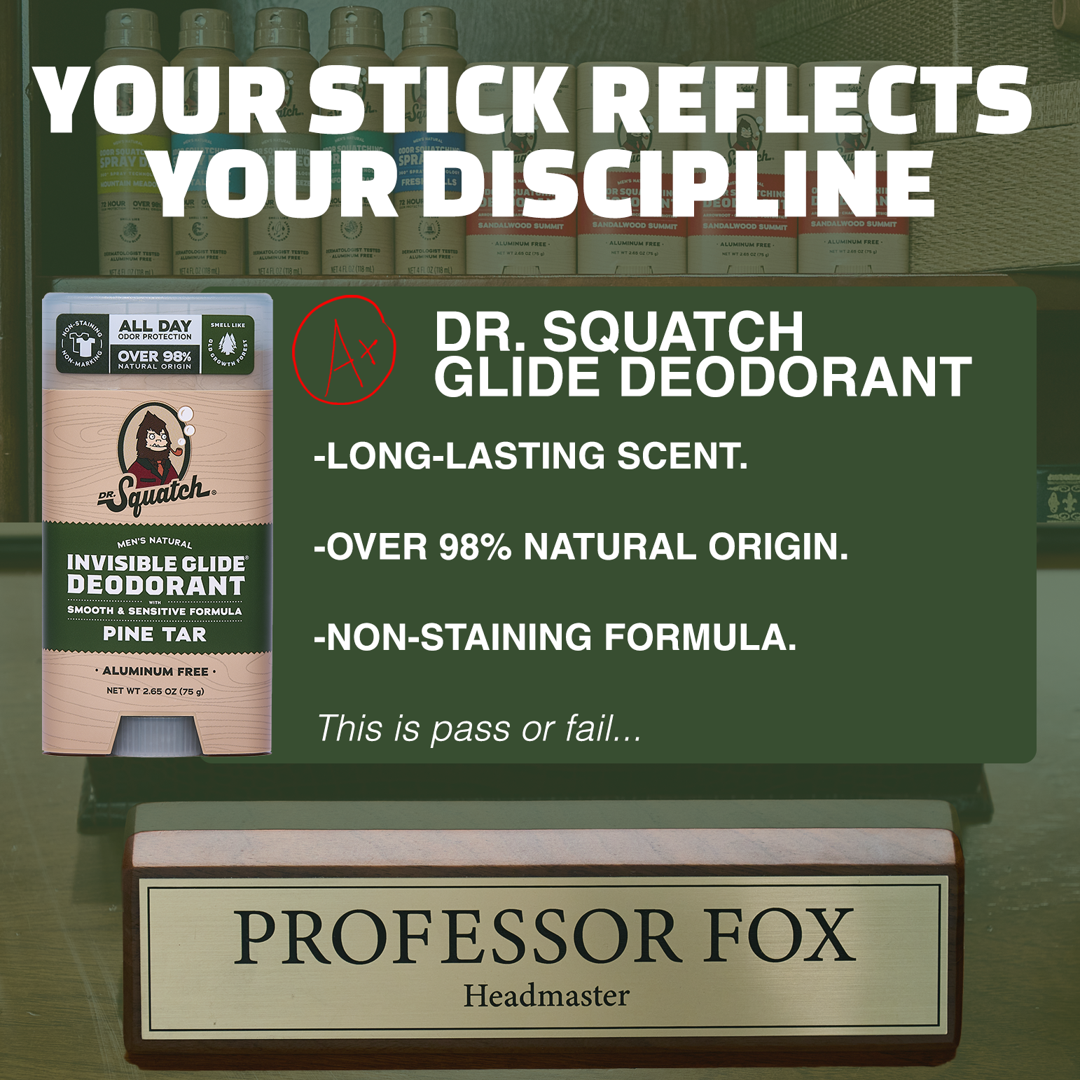 Dr. Squatch Facebook ad