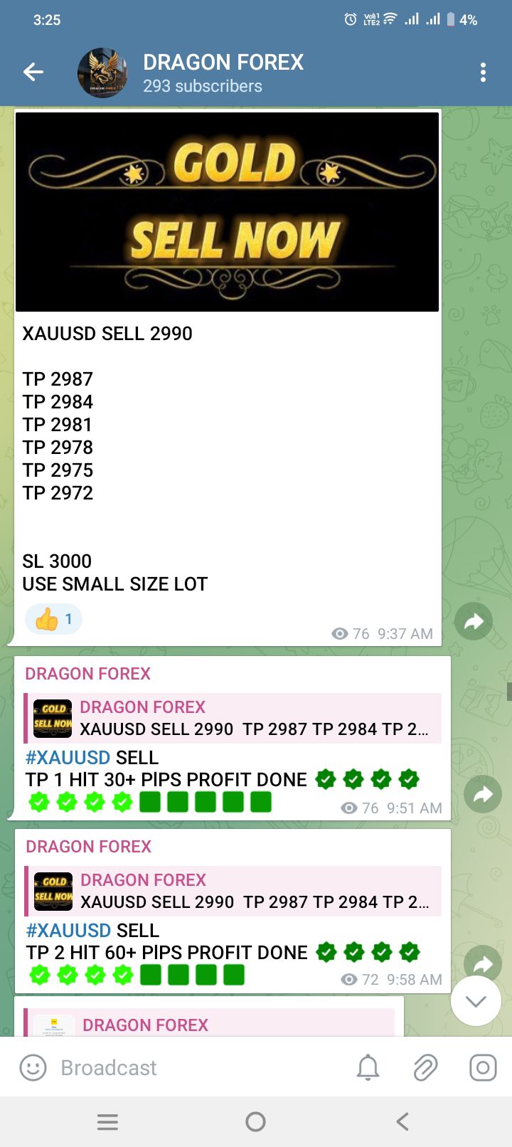 Forex Trading Signal's Facebook ad