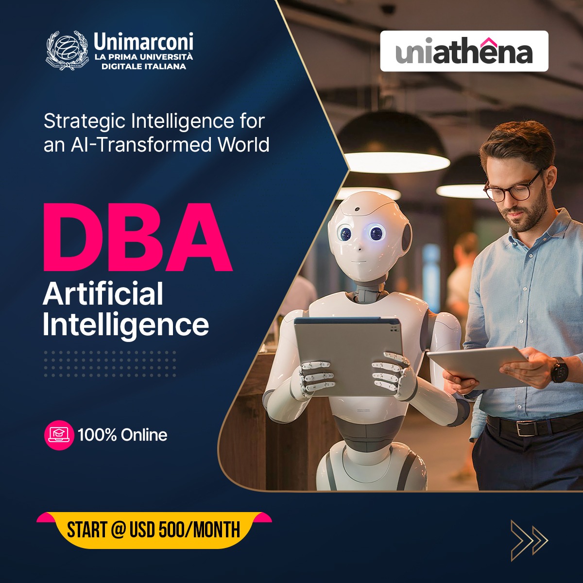 Uniathena - DBA Facebook ad