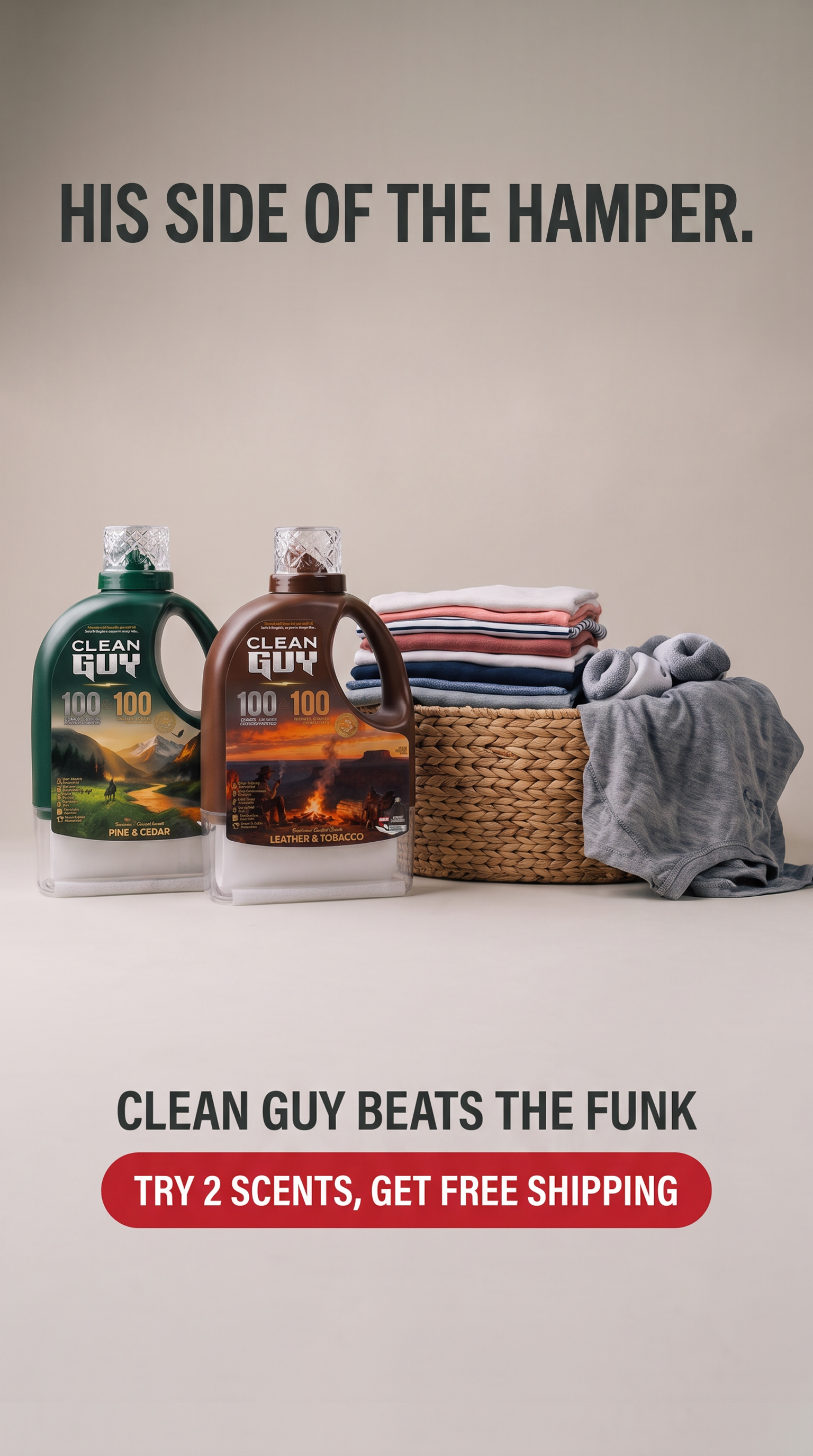 Clean Guy Facebook ad