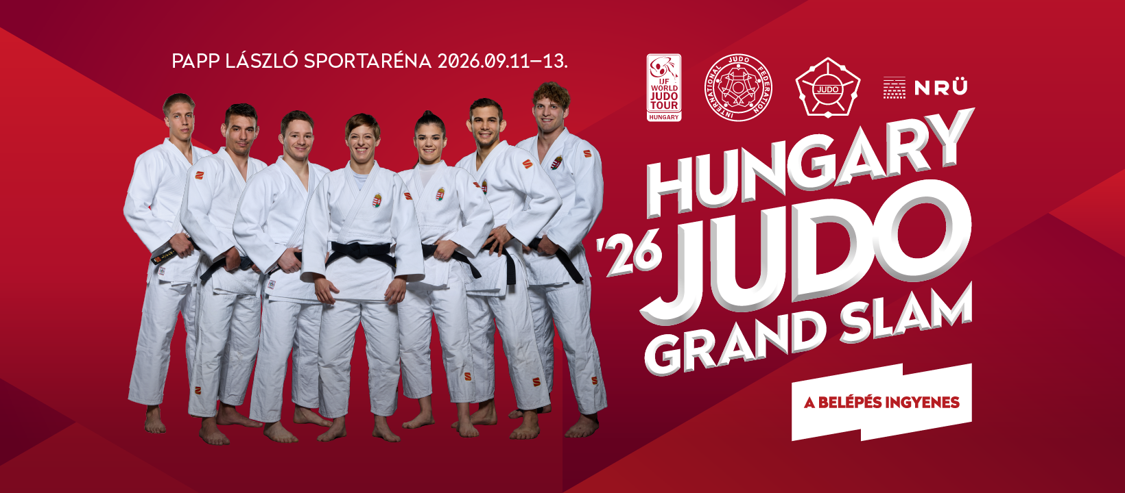 Hungary Judo Grand Slam 2026 Facebook ad: Készülj fel a világklasszis küzdelmekre, látványos…