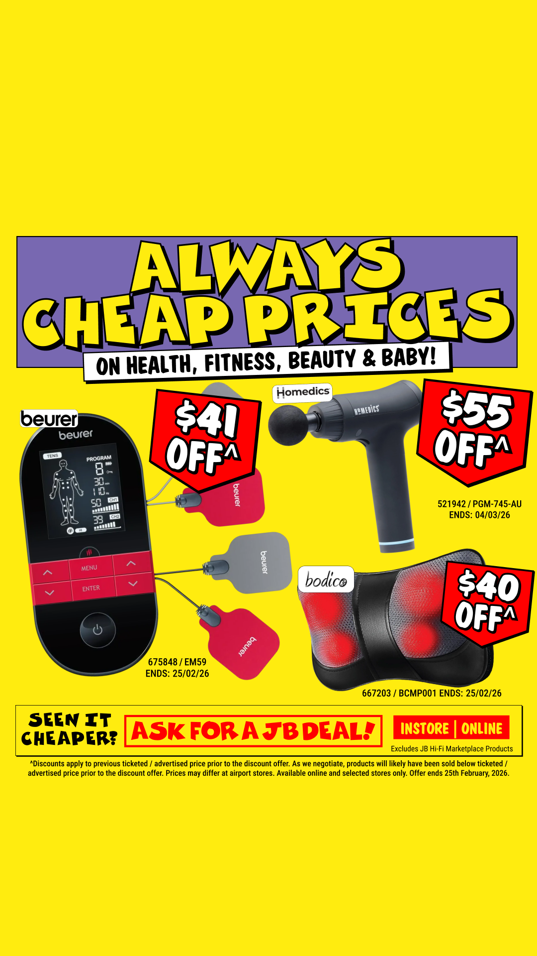 JB Hi-Fi Facebook ad