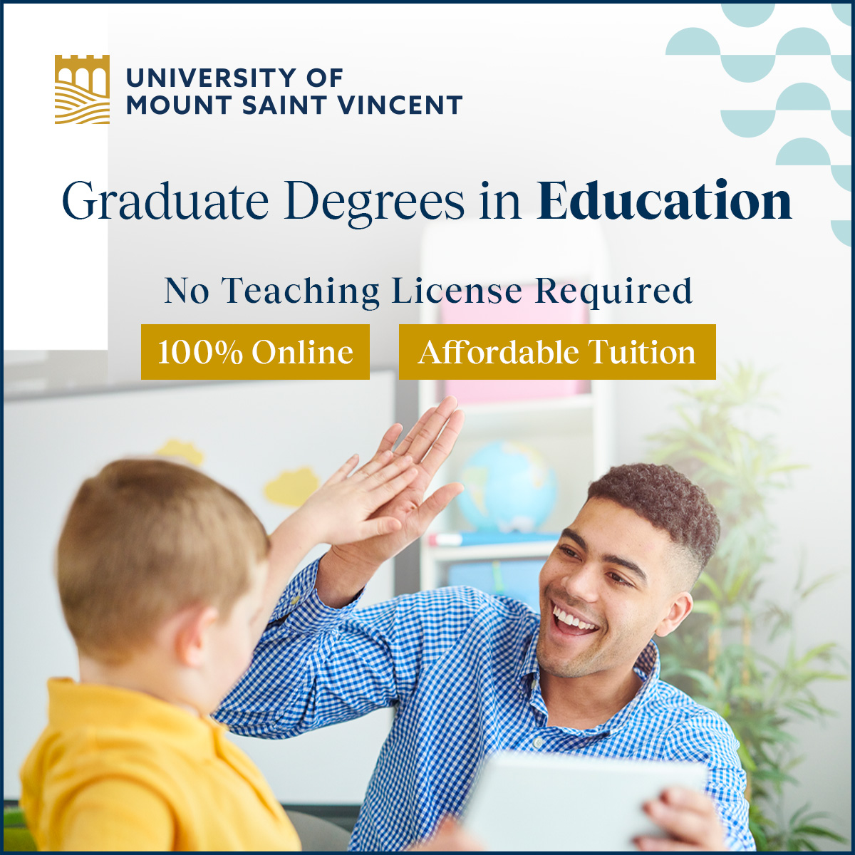 University of Mount Saint Vincent Facebook ad