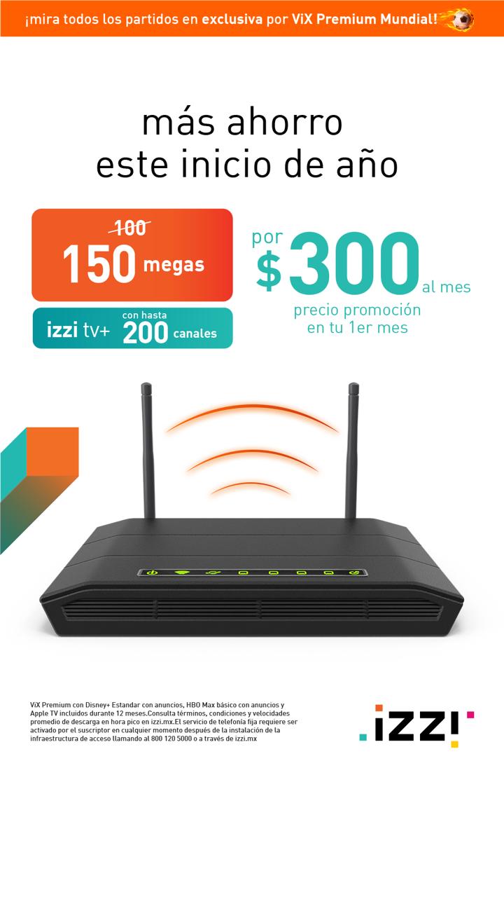 Internet en el hogar izzi Facebook ad