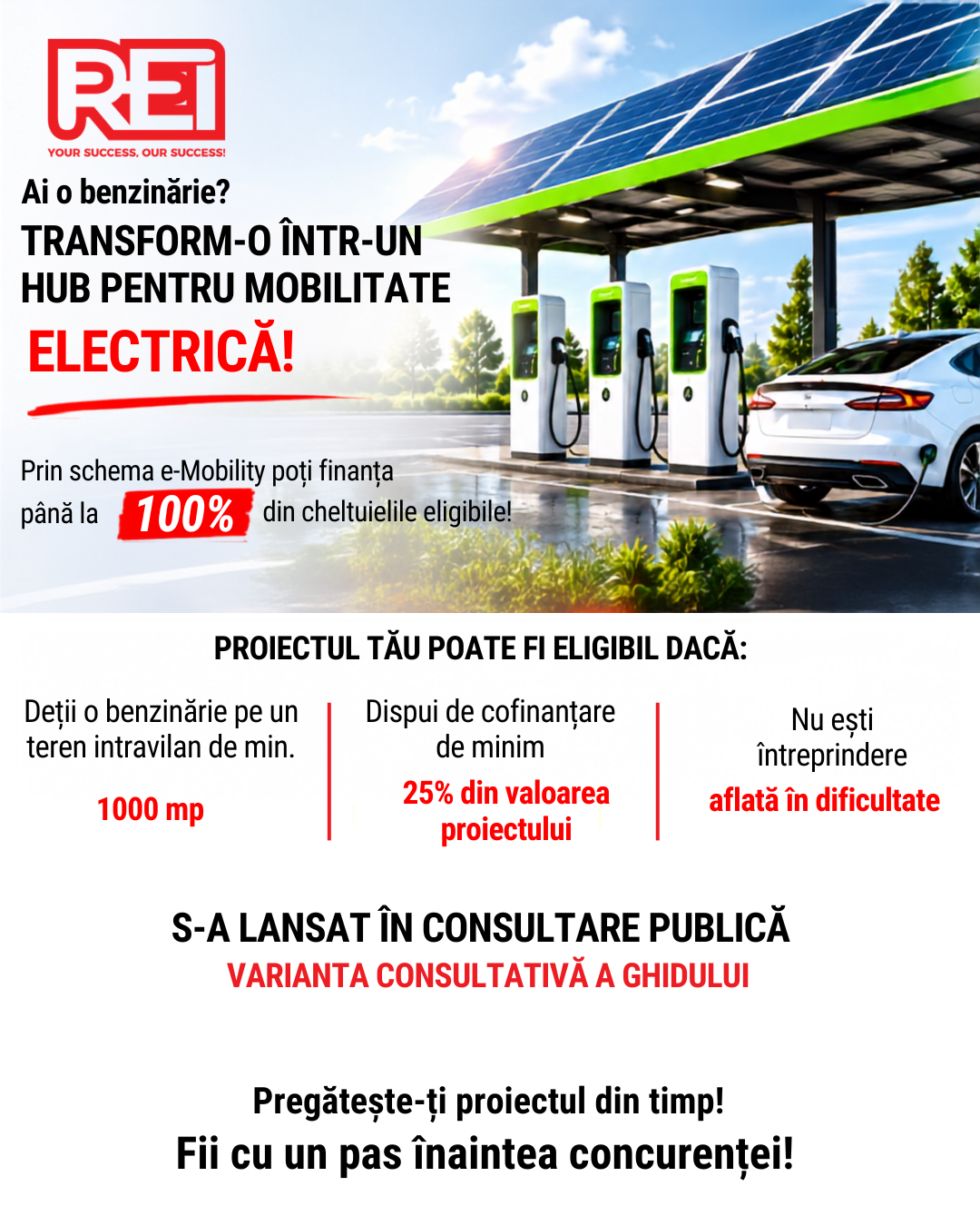 REI Grup Facebook ad: Accesează până la 100% finanțare pentru infrastructură de…