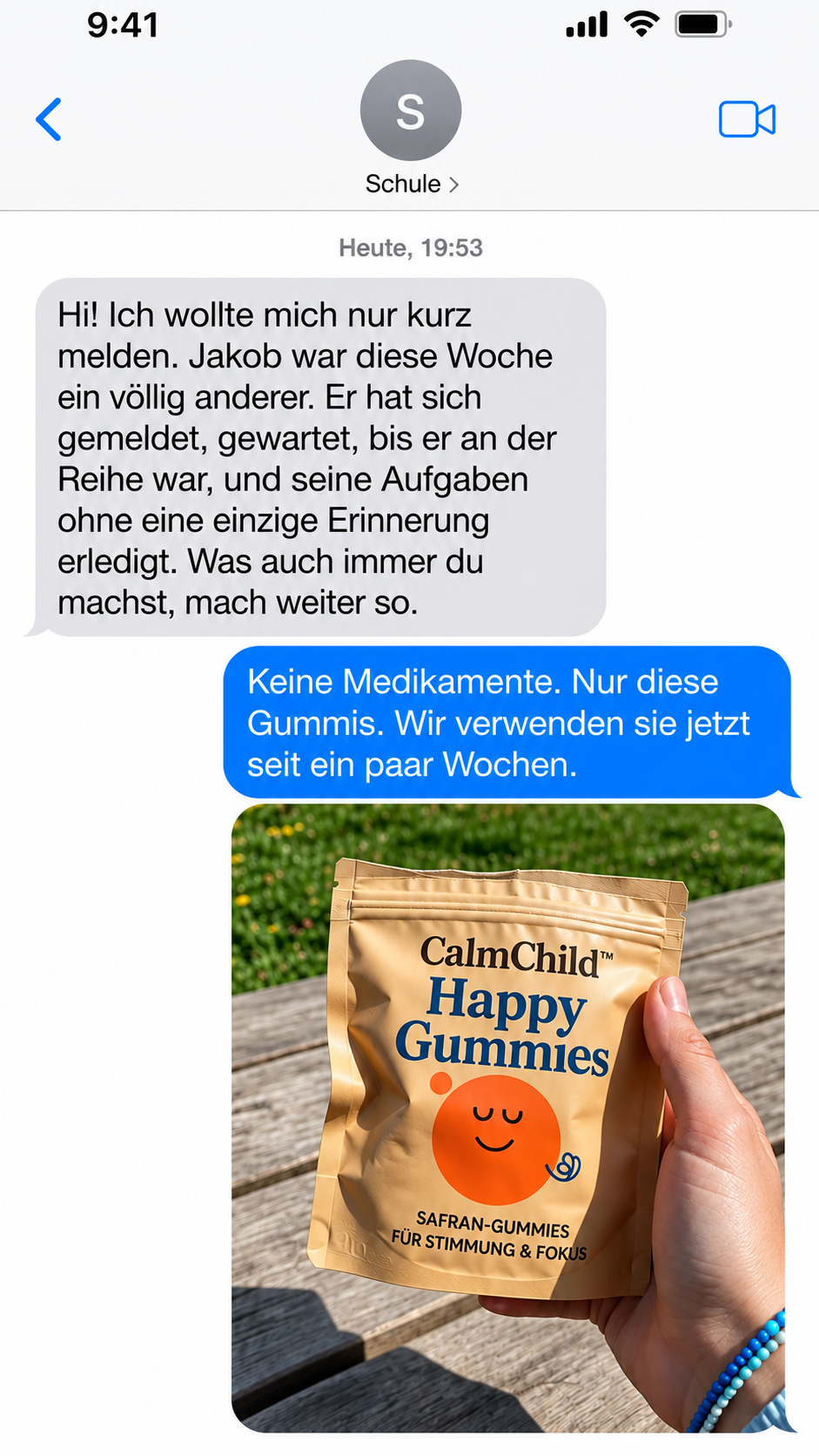 Katrin Wagner Facebook ad: Die natürliche Lösung für dein Kind mit ADHS