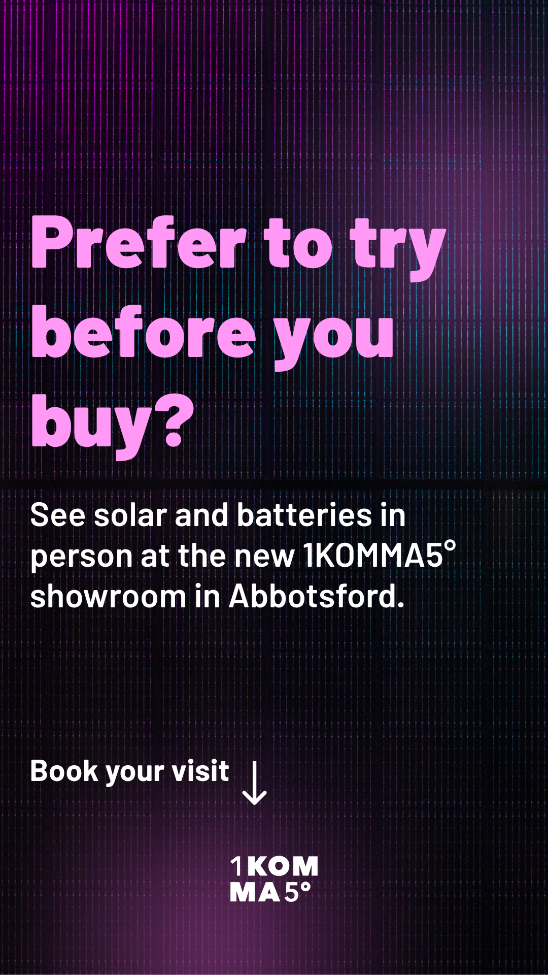 1KOMMA5 Australia Facebook ad
