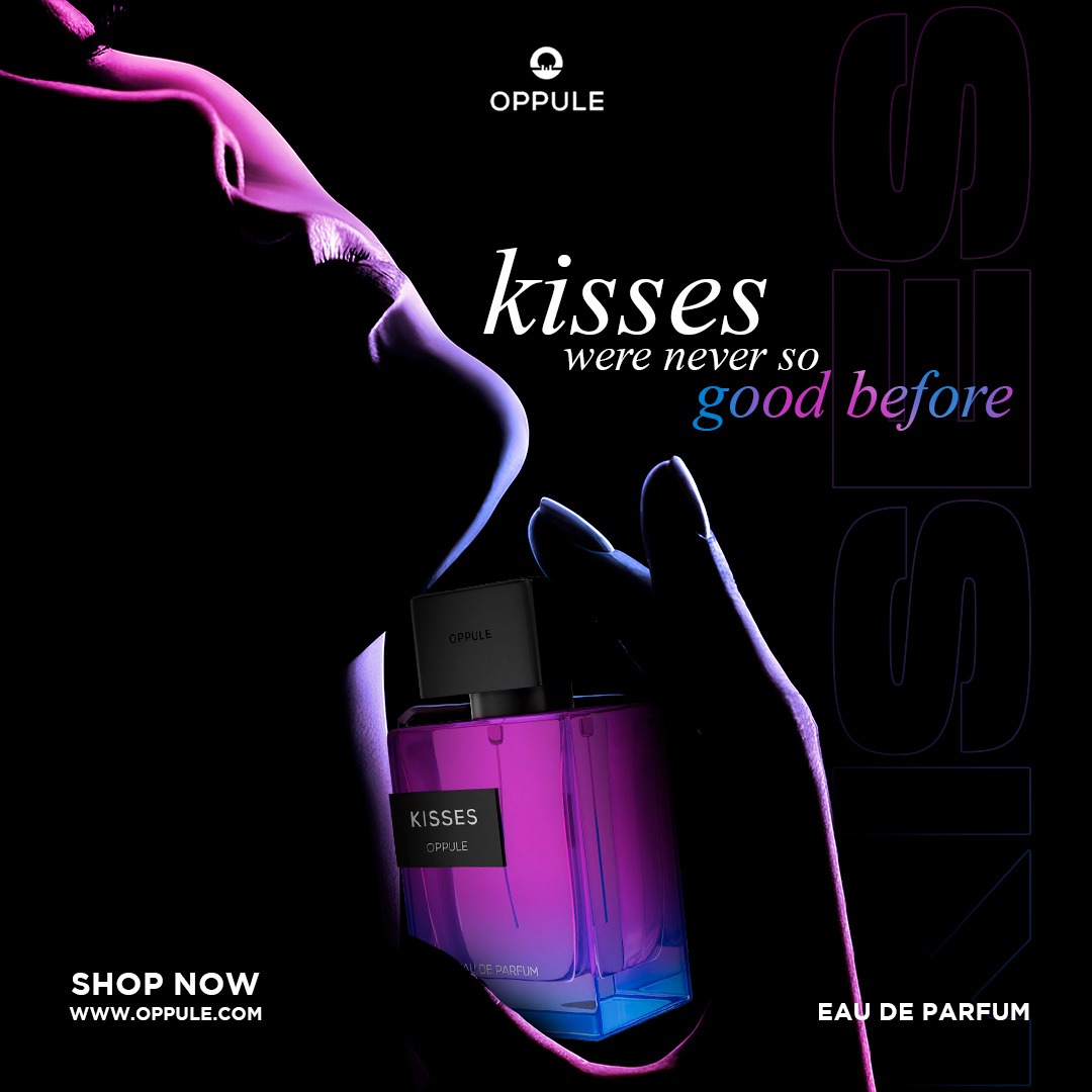 Oppule Facebook ad: Kisses - Most Aromatic & Long-Lasting Perfume!
