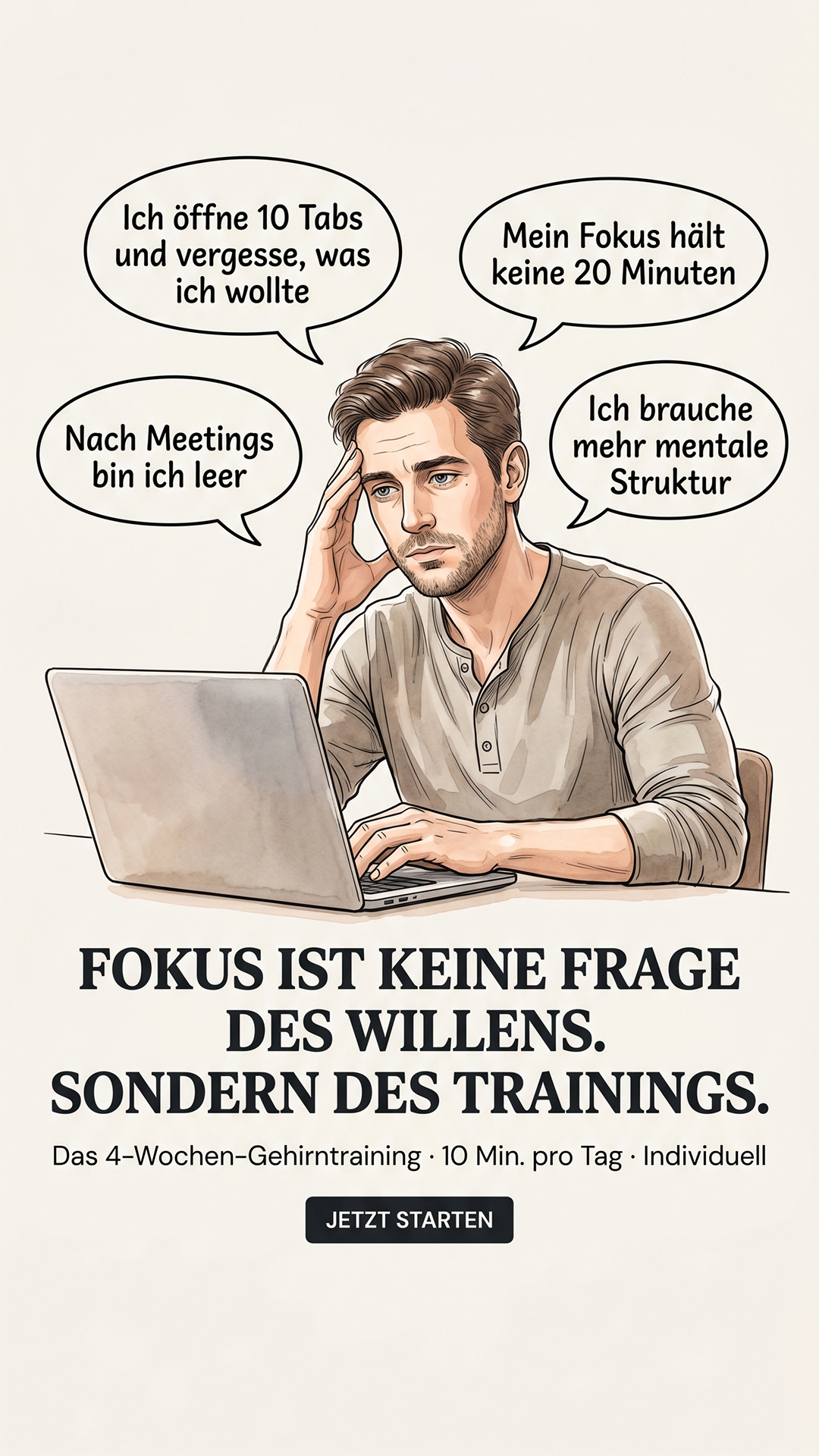 Impulse: Brain Training & Self-Discovery Facebook ad