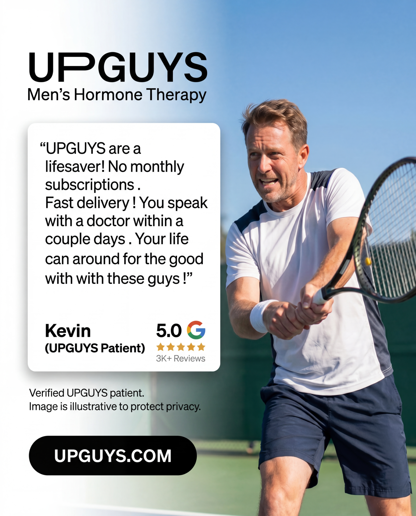 Upguyshealth Facebook ad