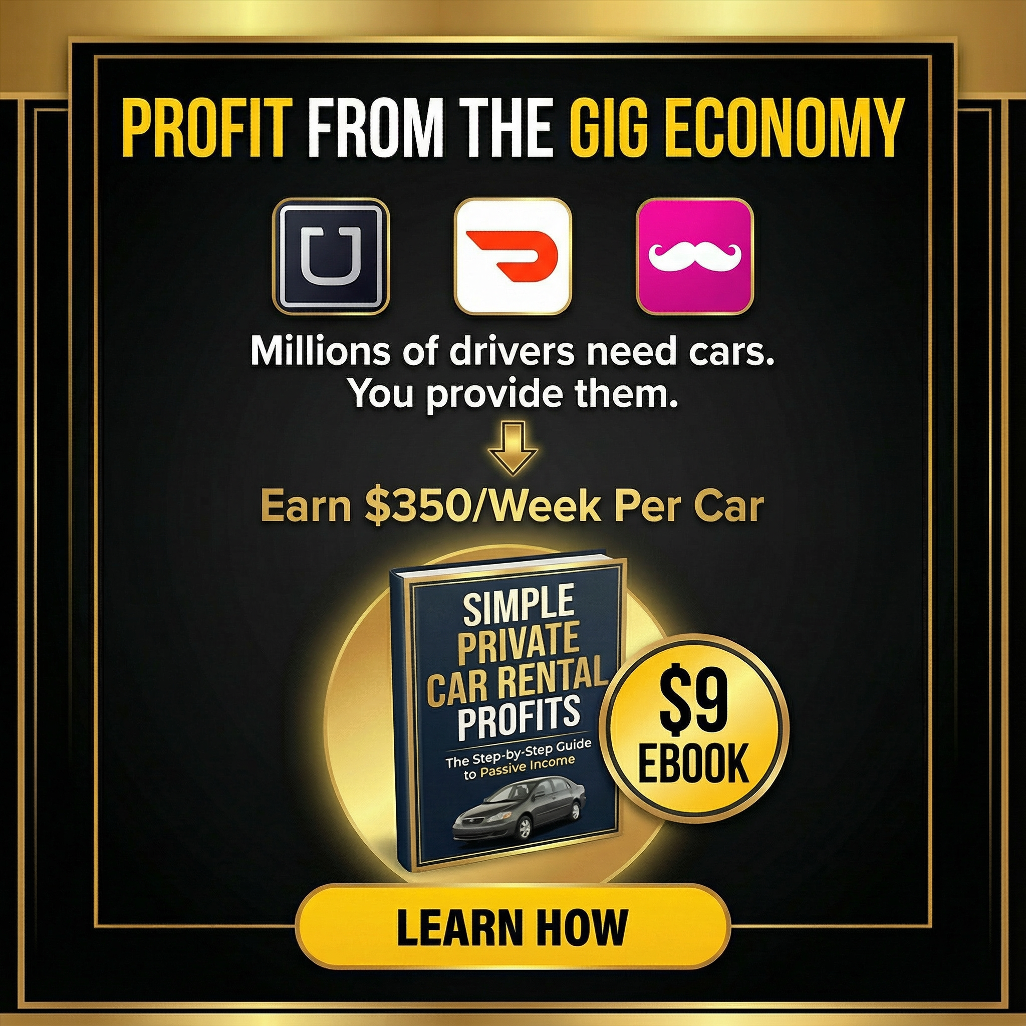 Private Car Rental Profits Facebook ad: {$9} How to Turn $4K Cars into $17,000 Per Year Renting to…
