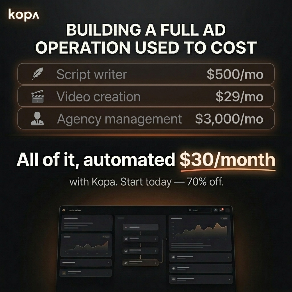 kopa.ai Facebook ad