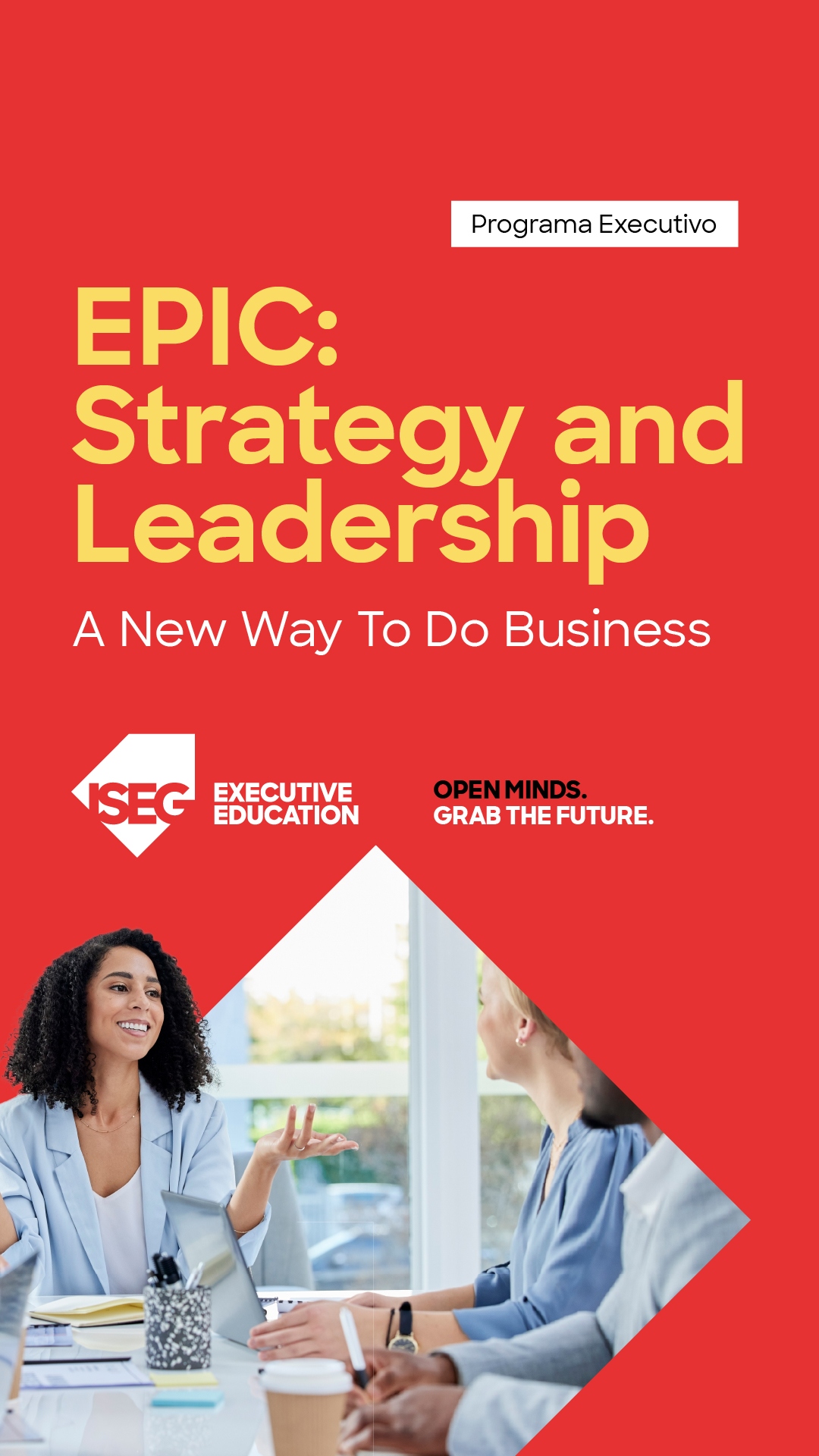 ISEG Executive Education Facebook ad from Mar 19, 2026