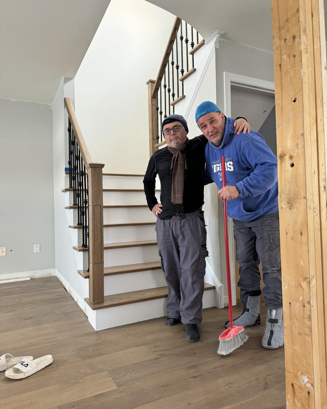 NT stair-floor Facebook ad: Upgrade Your Home With Beautiful Flooring & Stairs