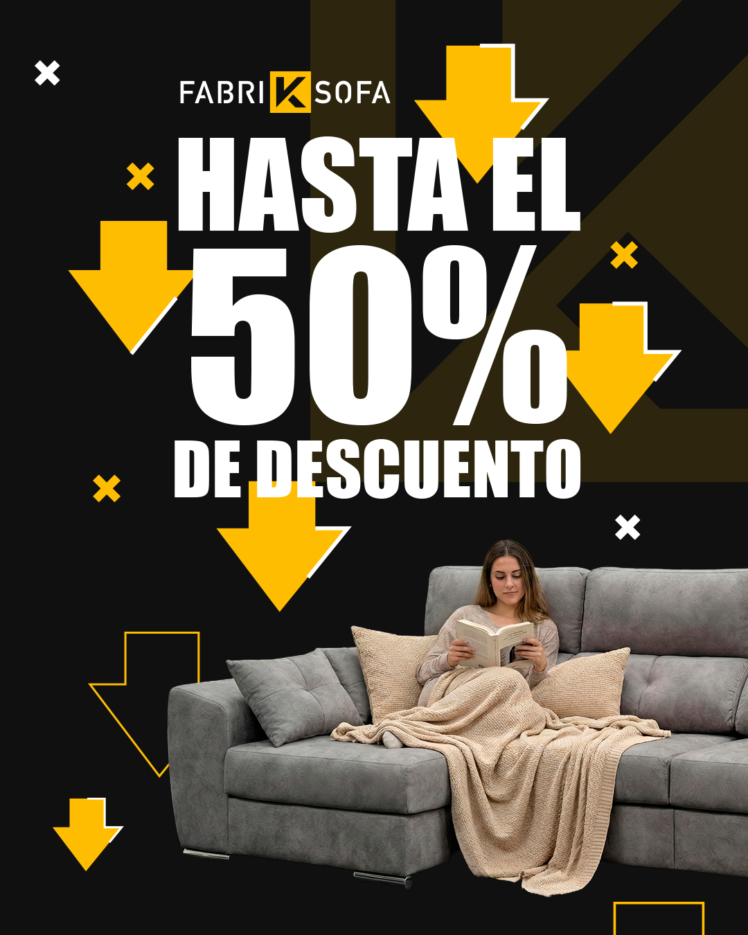 Fabriksofa Facebook ad: TU NUEVO SOFÁ TE ESTÁ ESPERANDO