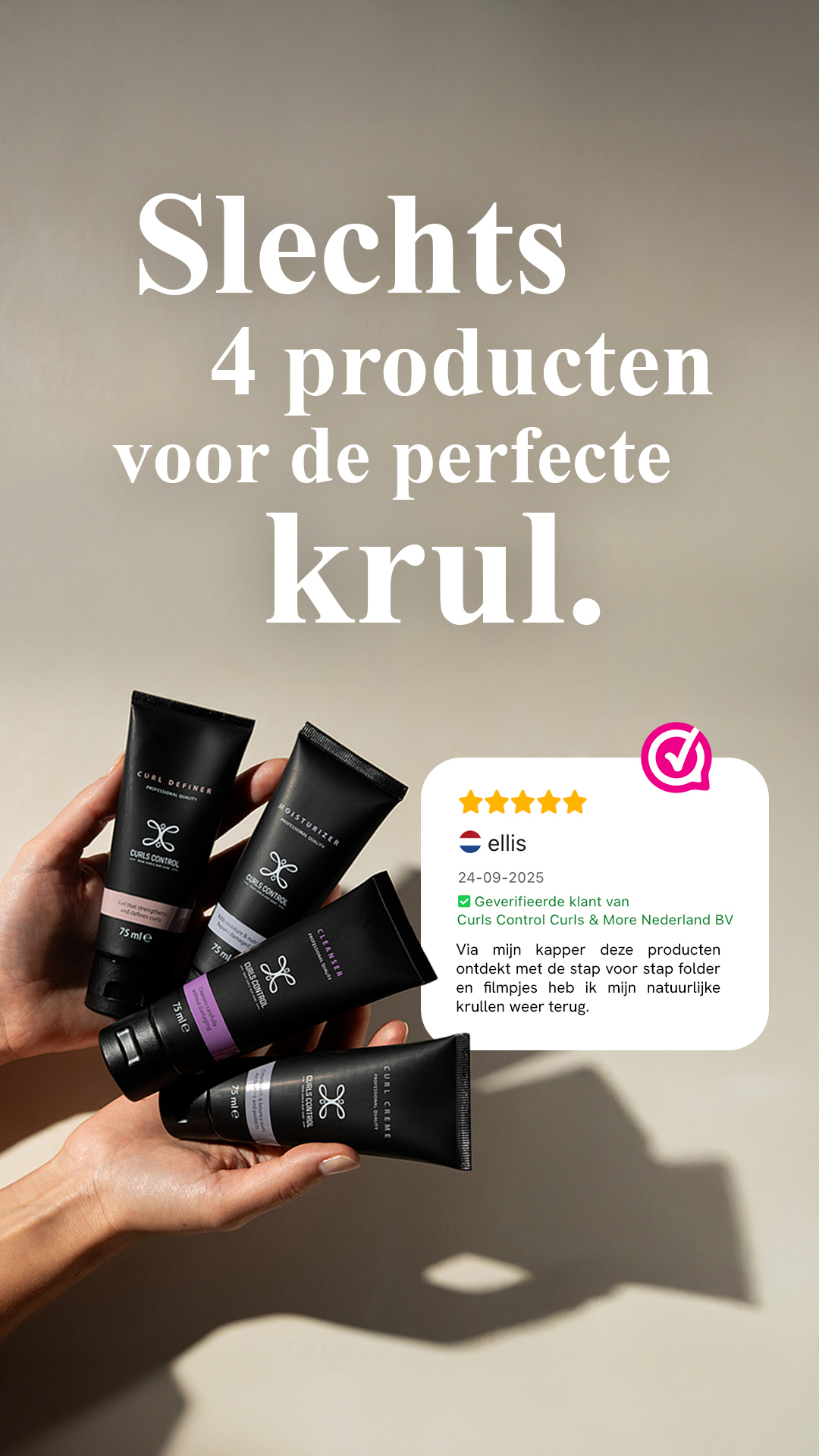 Curls Control Facebook ad
