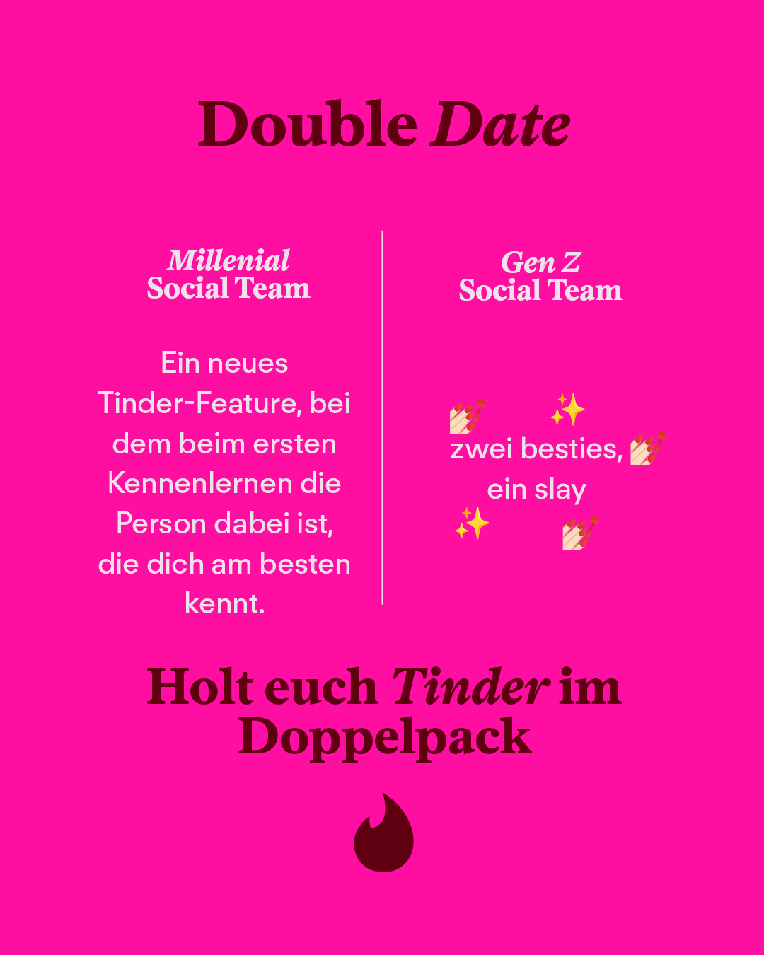 Tinder Germany Facebook ad